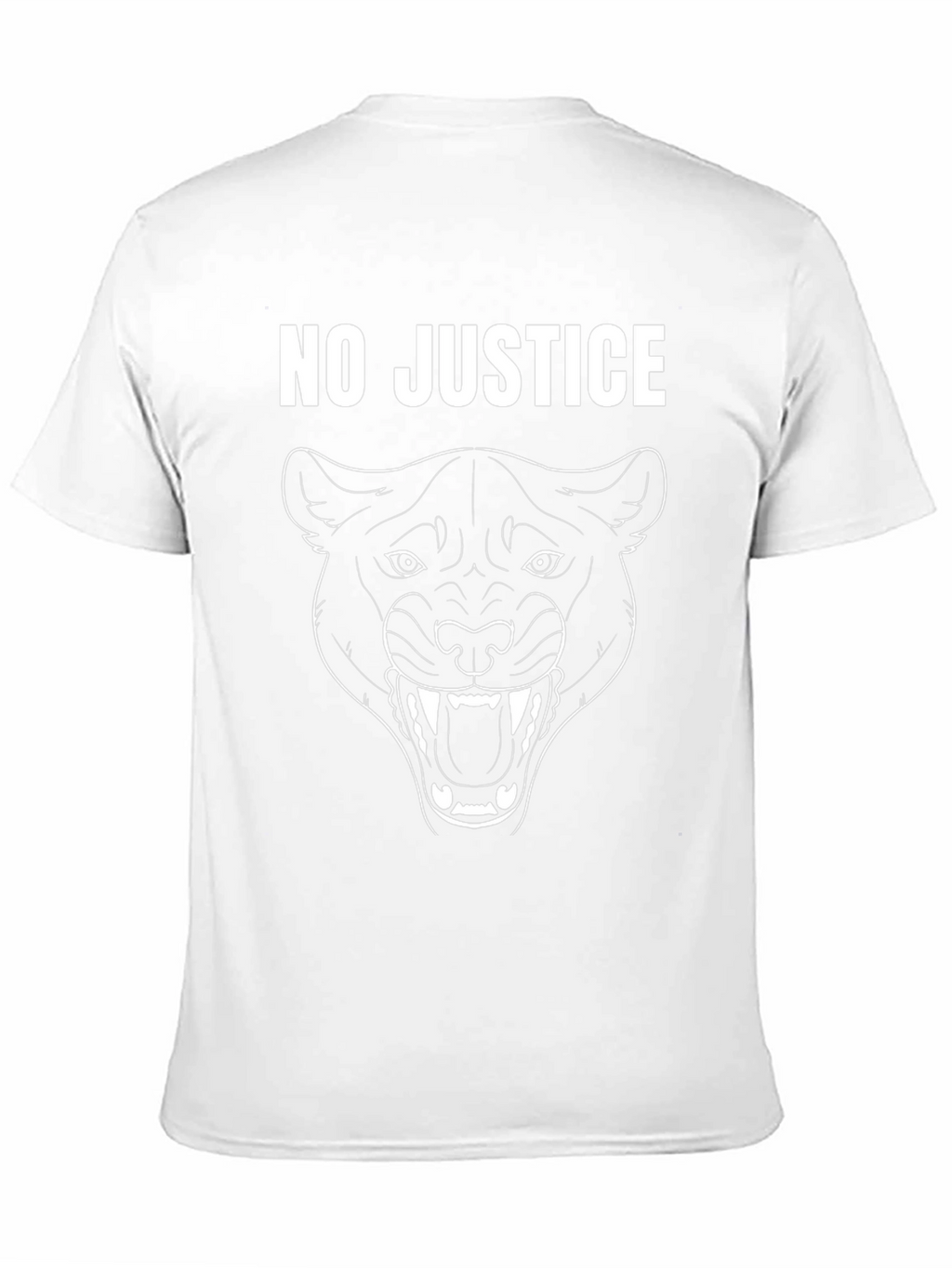 No Justice Panther Graphic T-Shirt