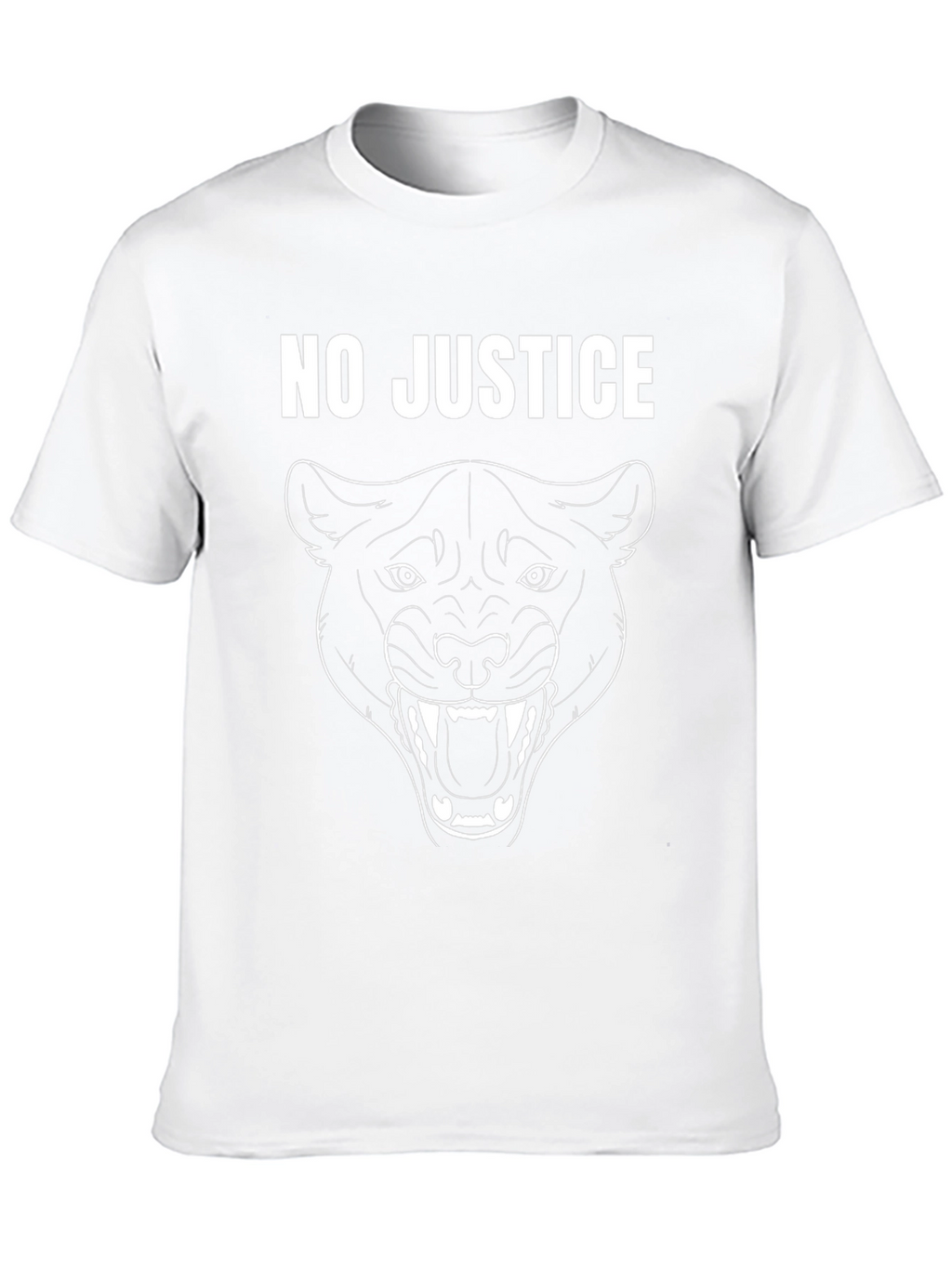 No Justice Panther Graphic T-Shirt