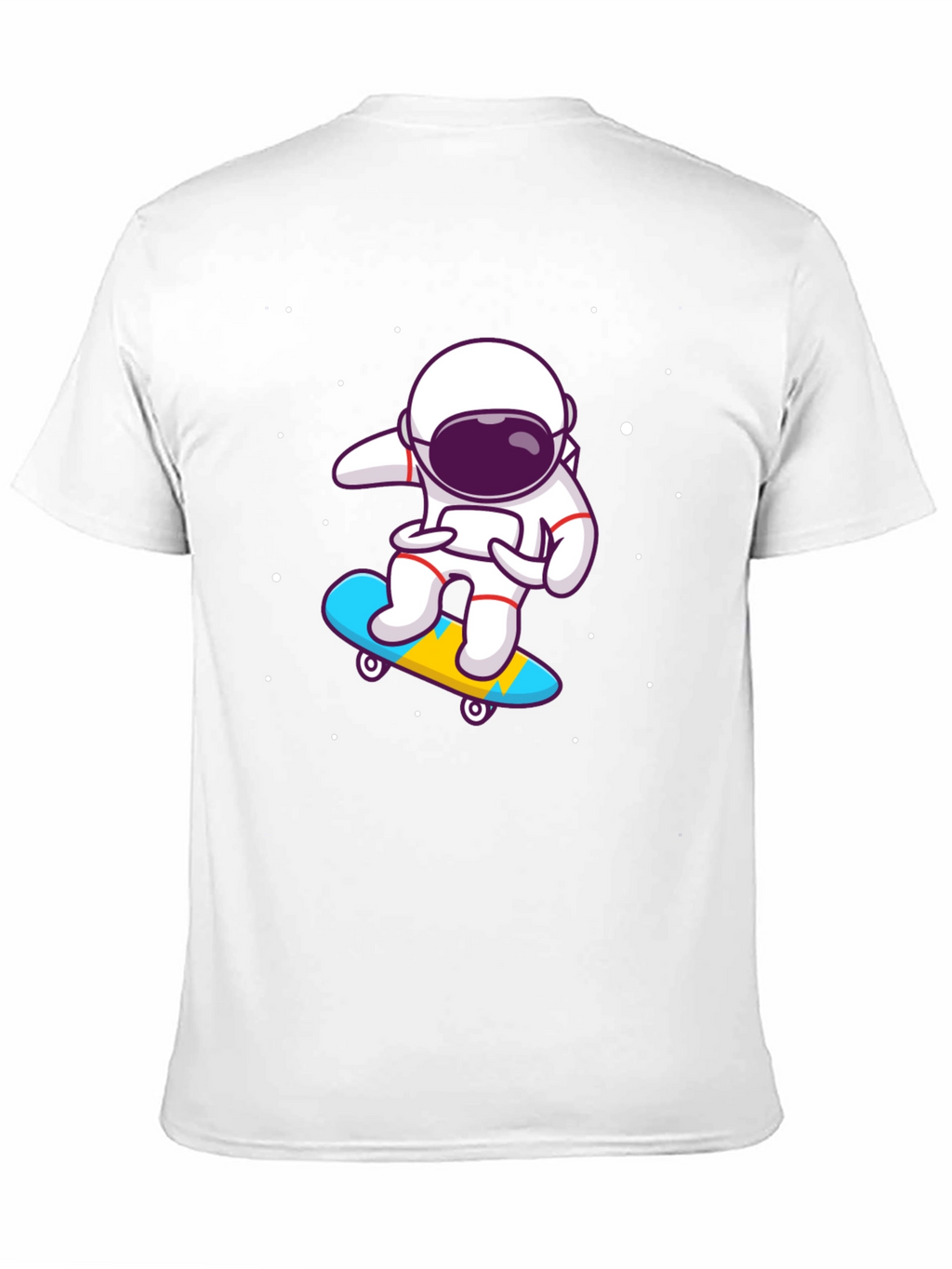 Astronaut Skateboard T-Shirt - Space Skater Tee