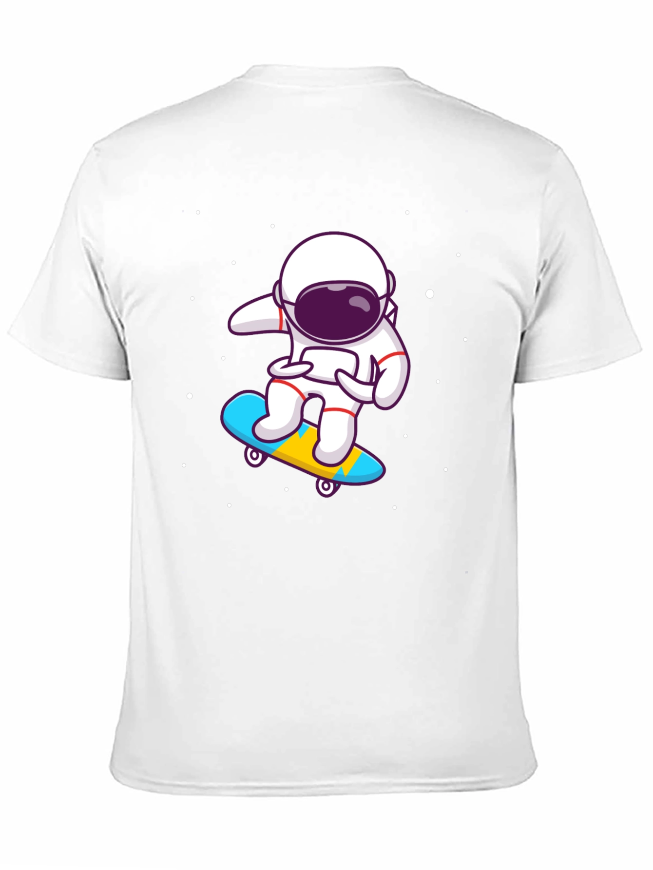 Astronaut Skateboard T-Shirt - Space Skater Tee