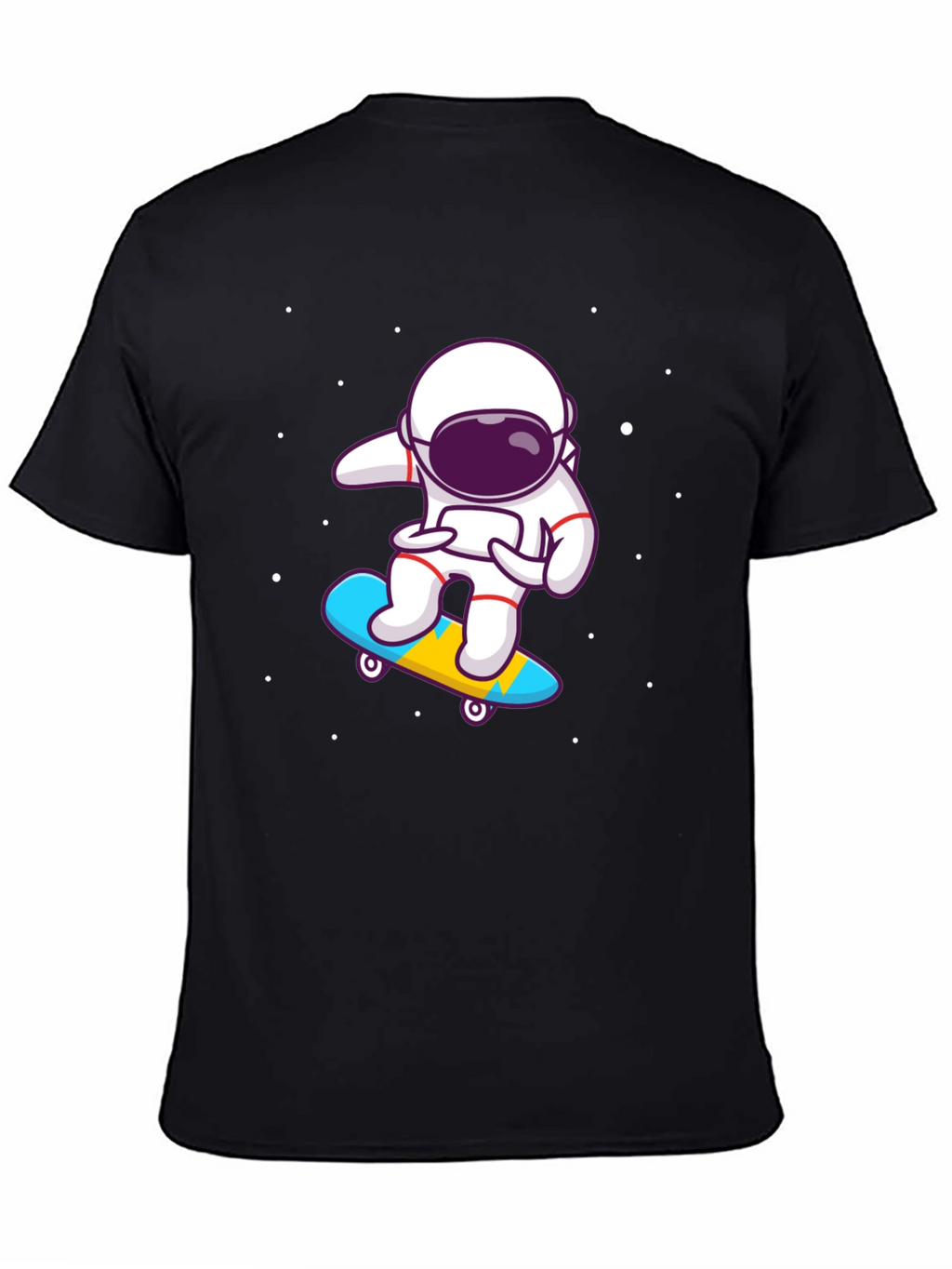Astronaut Skateboard T-Shirt - Space Skater Tee
