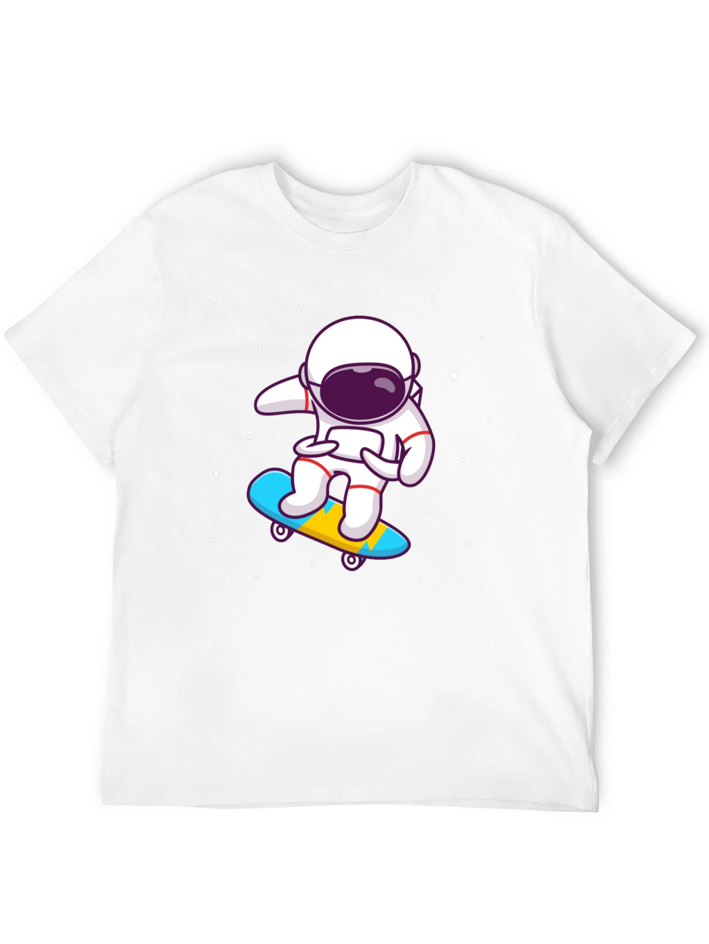 Astronaut Skateboard T-Shirt - Space Skater Tee