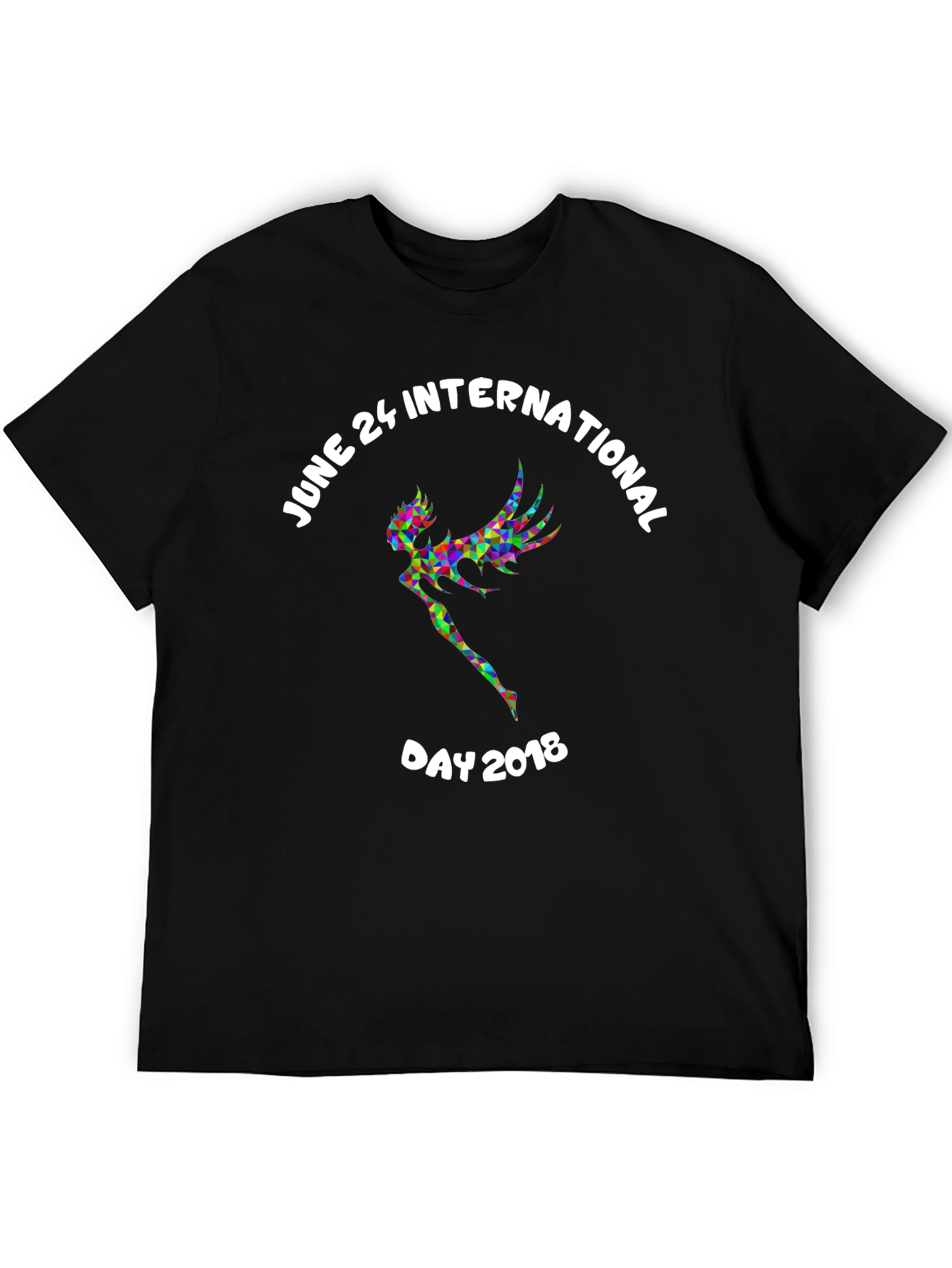 June 24 International Day 2018 Black T-Shirt