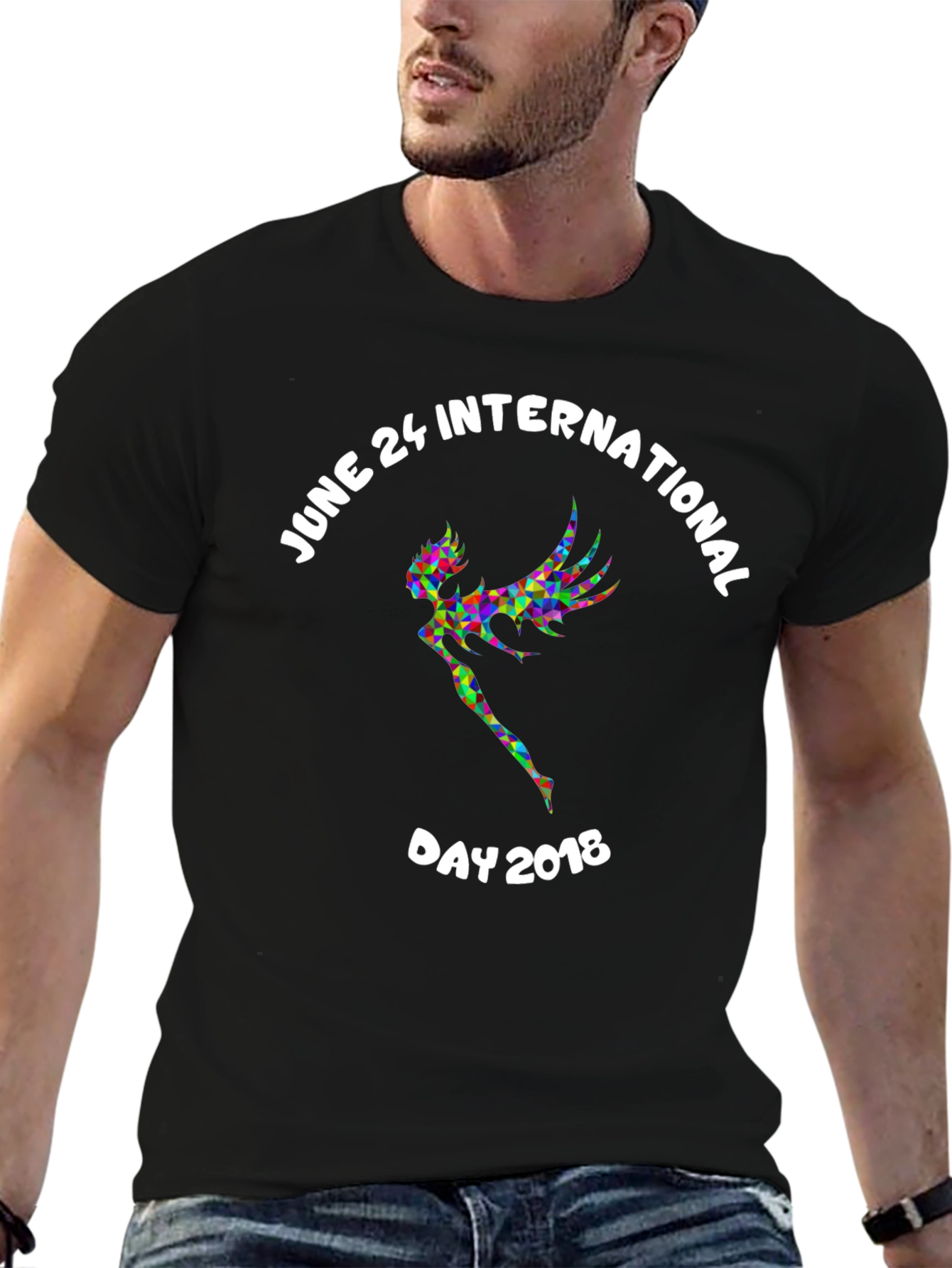 June 24 International Day 2018 Black T-Shirt