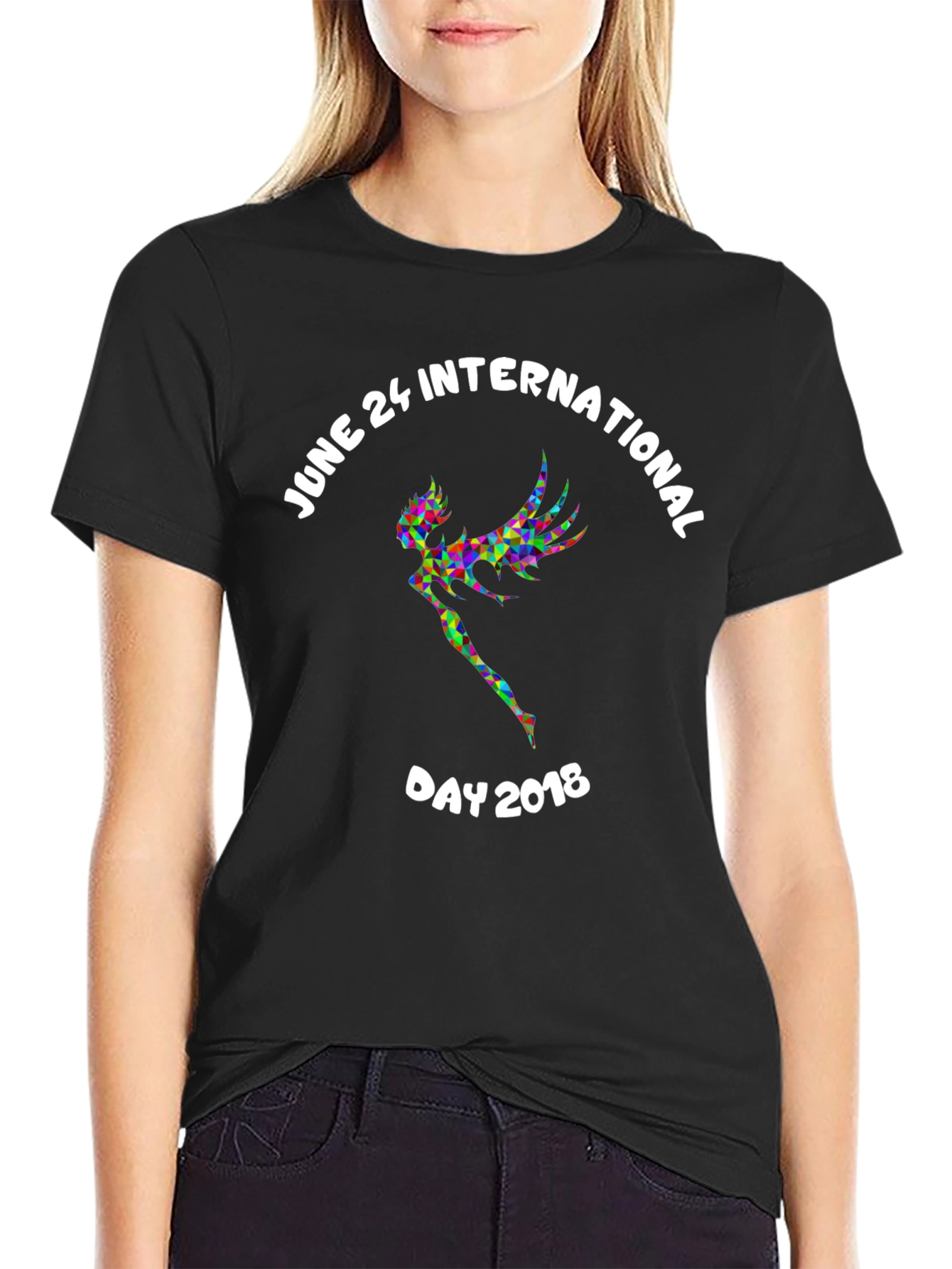 June 24 International Day 2018 Black T-Shirt