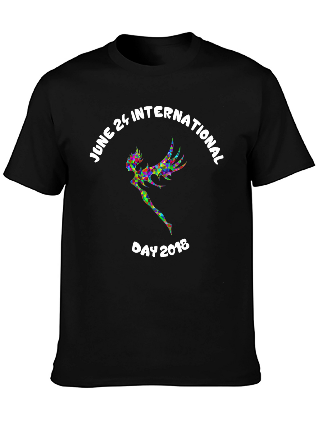 June 24 International Day 2018 Black T-Shirt