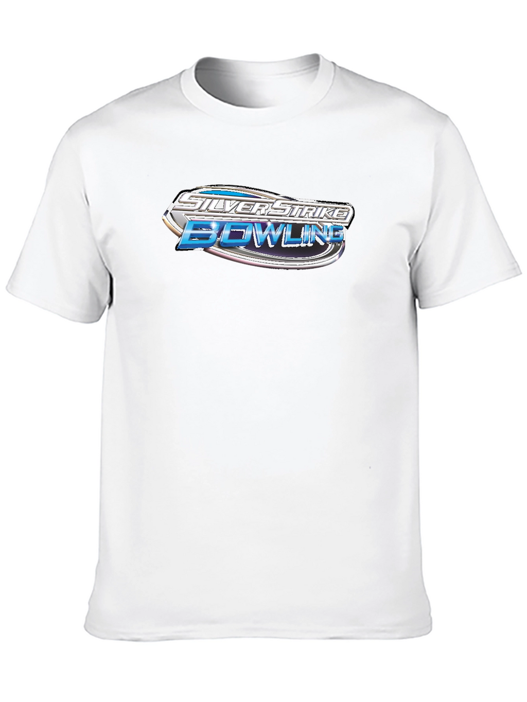 Silver Strike Bowling Graphic Black T-Shirt