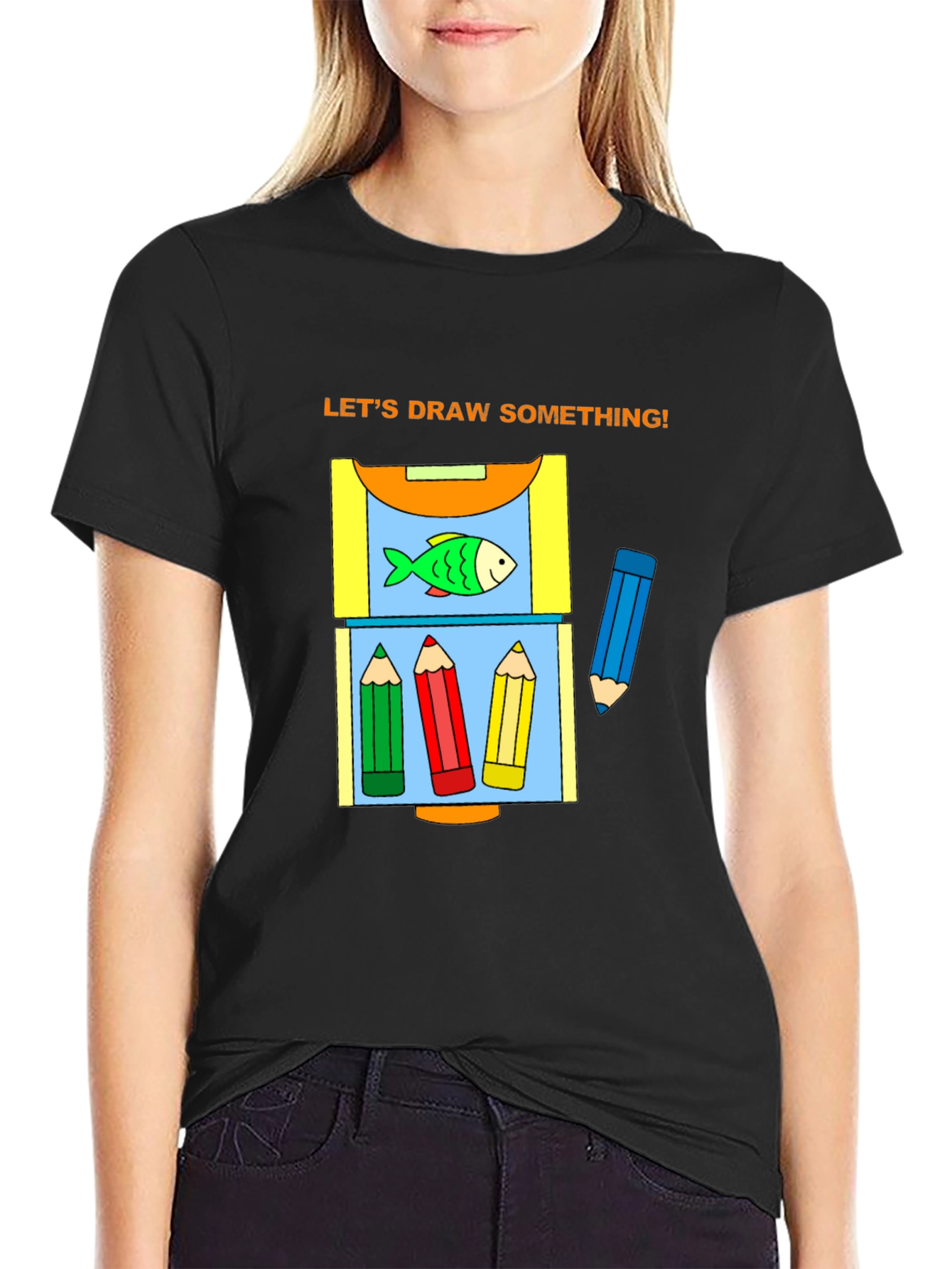 Lets Draw Something Graphic T-Shirt