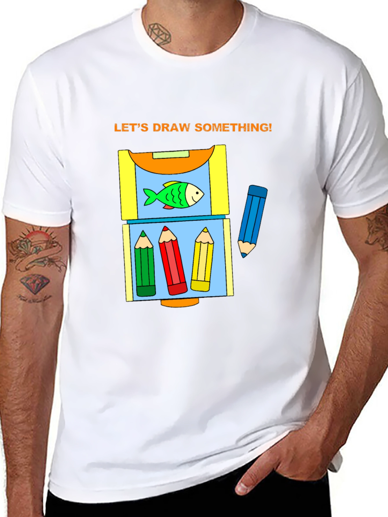 Lets Draw Something Graphic T-Shirt