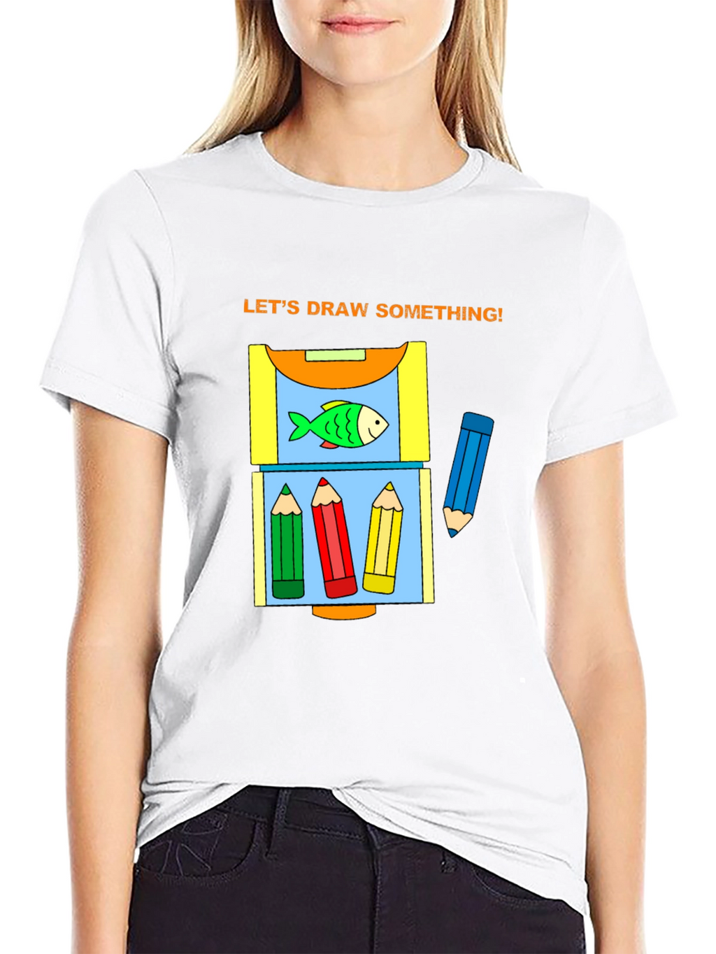 Lets Draw Something Graphic T-Shirt