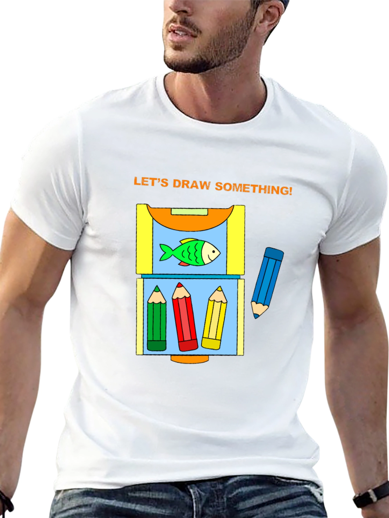 Lets Draw Something Graphic T-Shirt