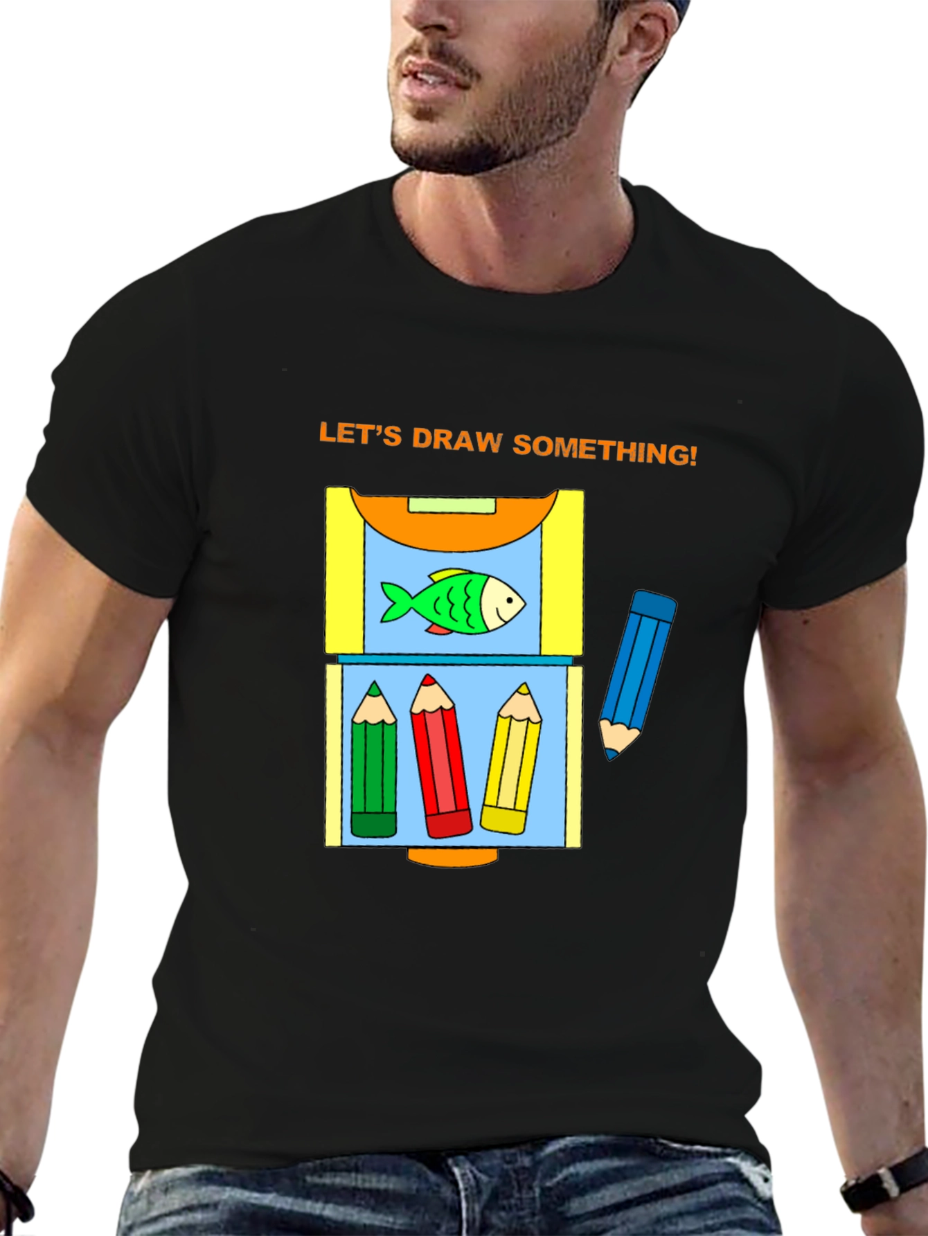 Lets Draw Something Graphic T-Shirt