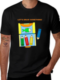 Lets Draw Something Graphic T-Shirt