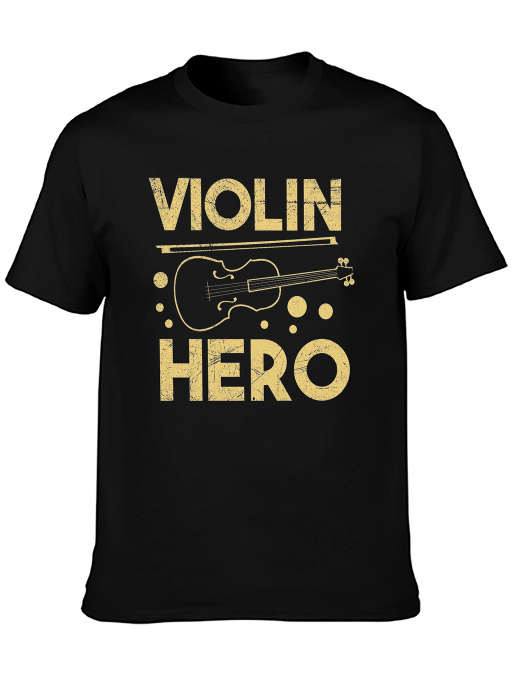 Violin Hero Graphic Tee - Musician T-Shirt