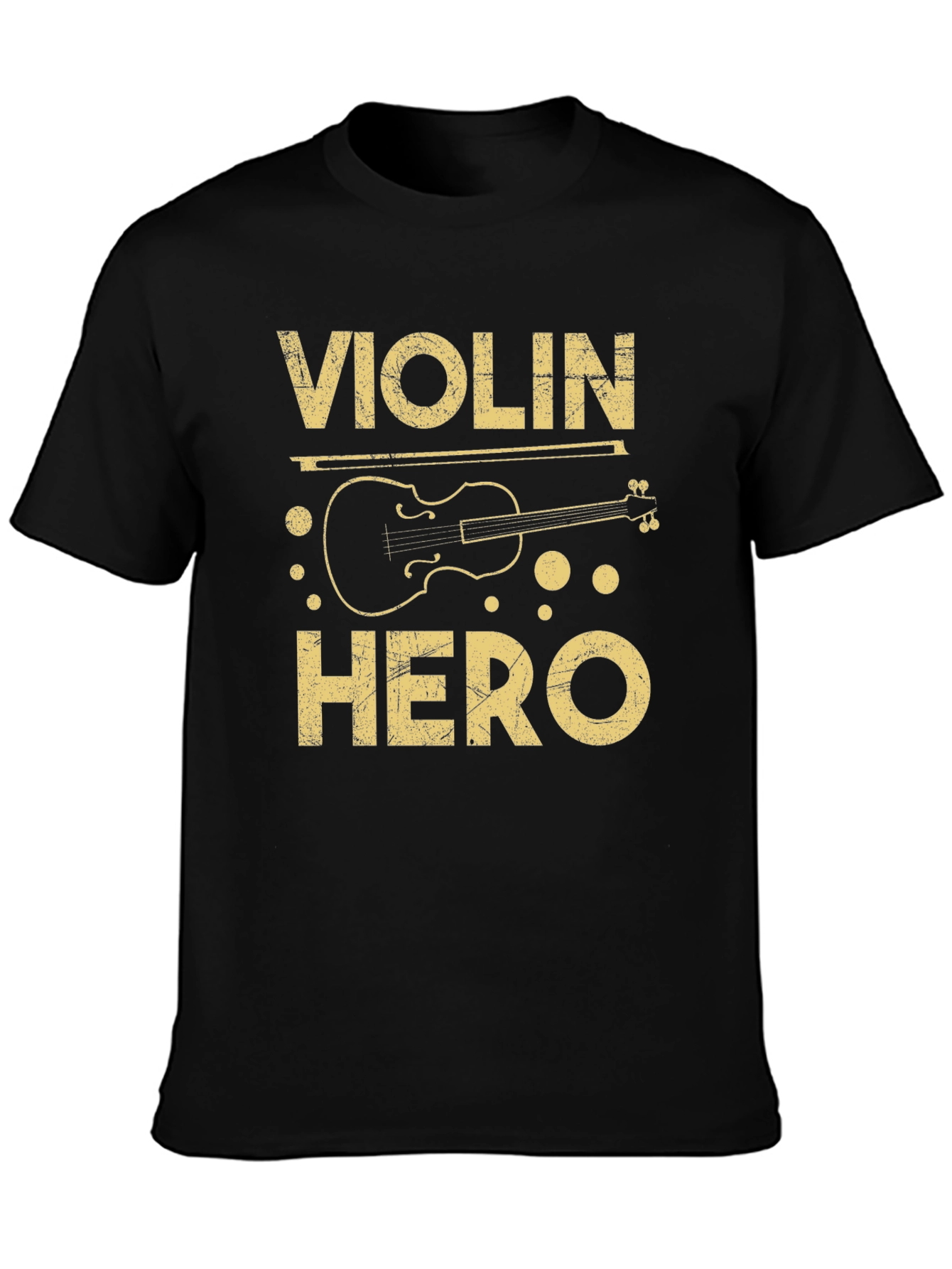 Violin Hero Graphic Tee - Musician T-Shirt