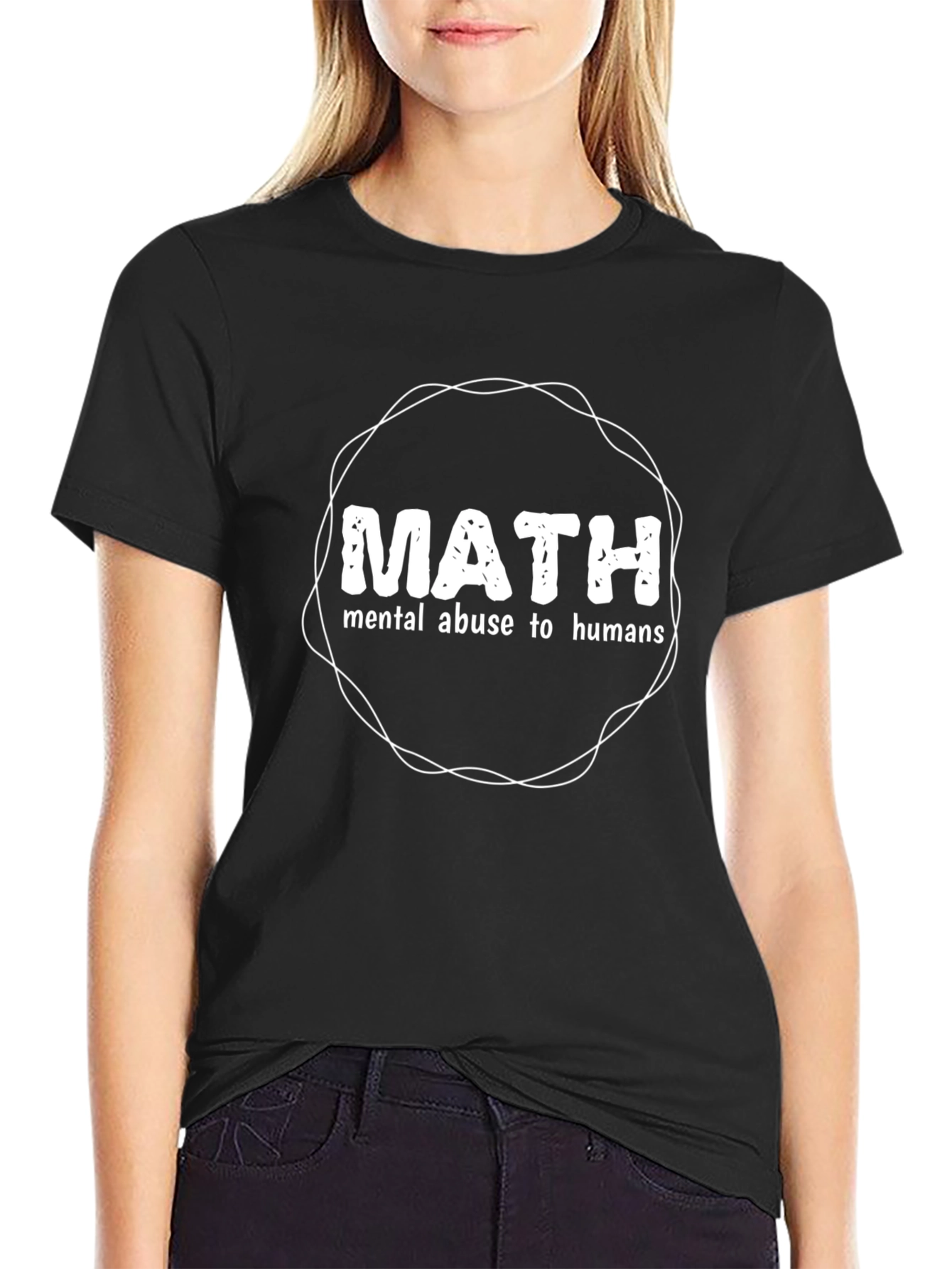 Math Mental Abuse T-Shirt - Funny Geeky Design