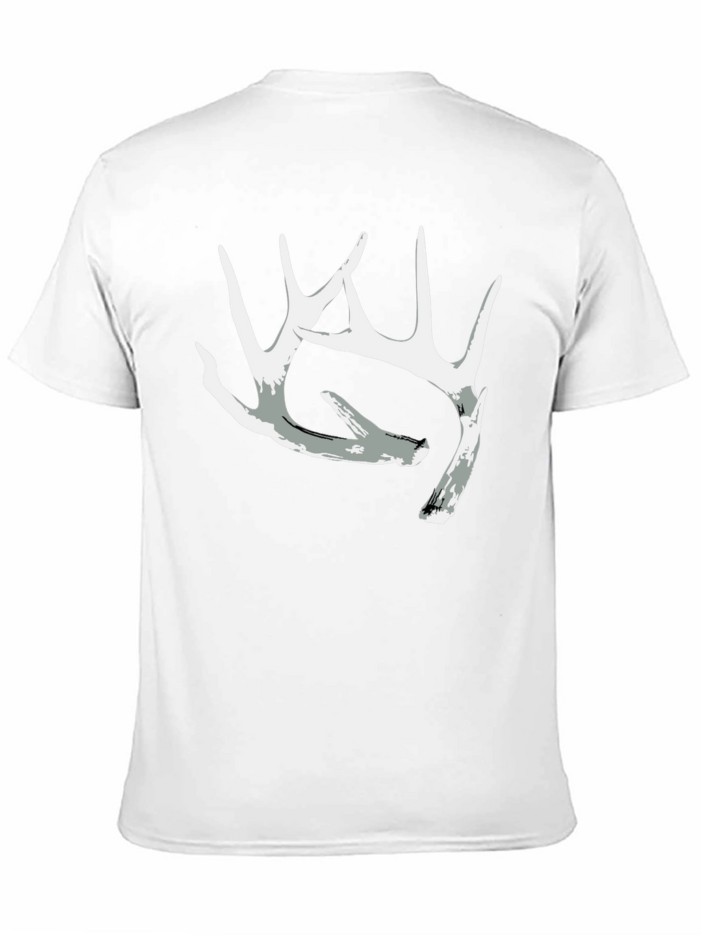 Antler Graphic Tee - Black Casual Crewneck