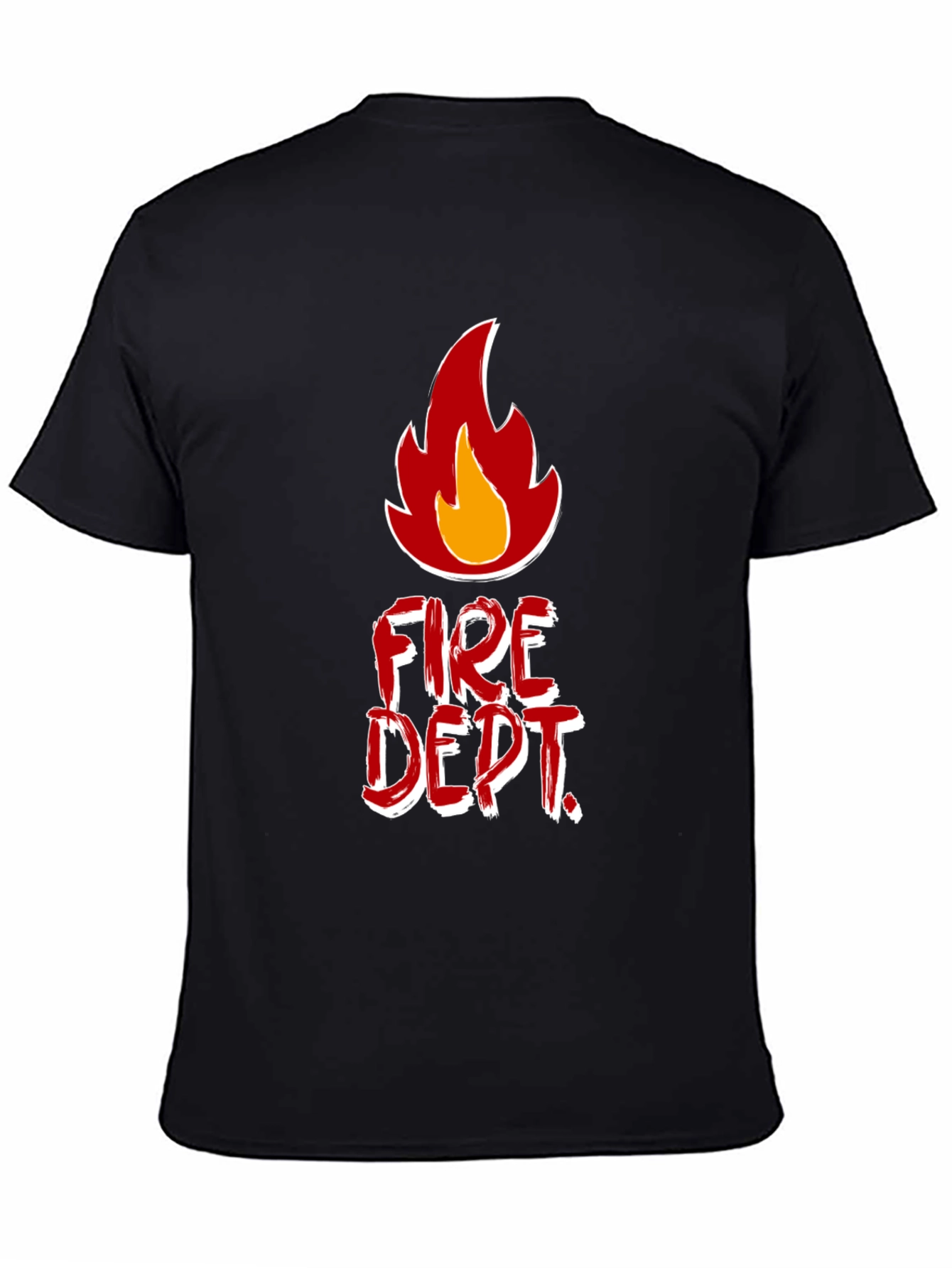 Fire Dept. T-Shirt - Bold Graphic Tee for Firefighters