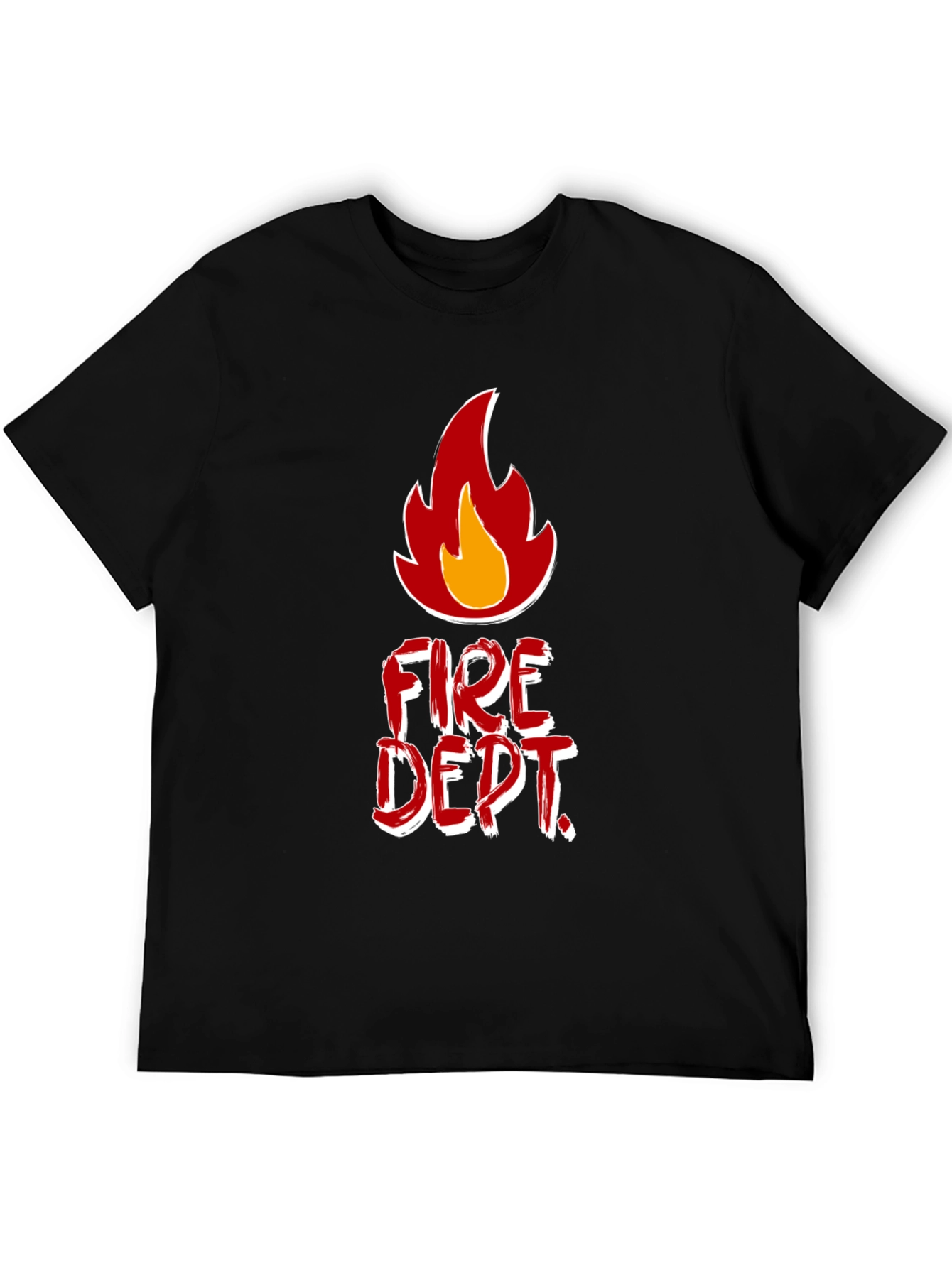Fire Dept. T-Shirt - Bold Graphic Tee for Firefighters