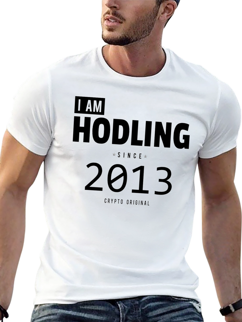 I am Hodling Since 2013 Black T-Shirt
