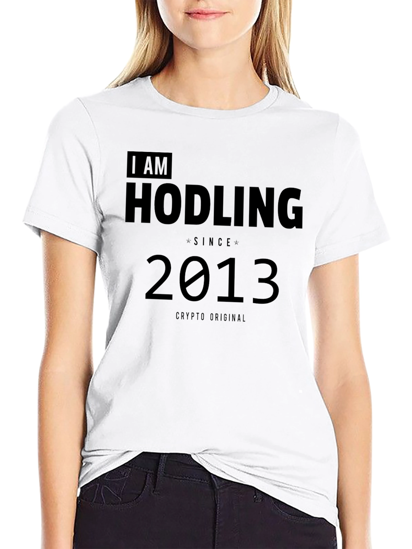 I am Hodling Since 2013 Black T-Shirt