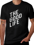 The Good Life Graphic Tee - Modern Black T-Shirt