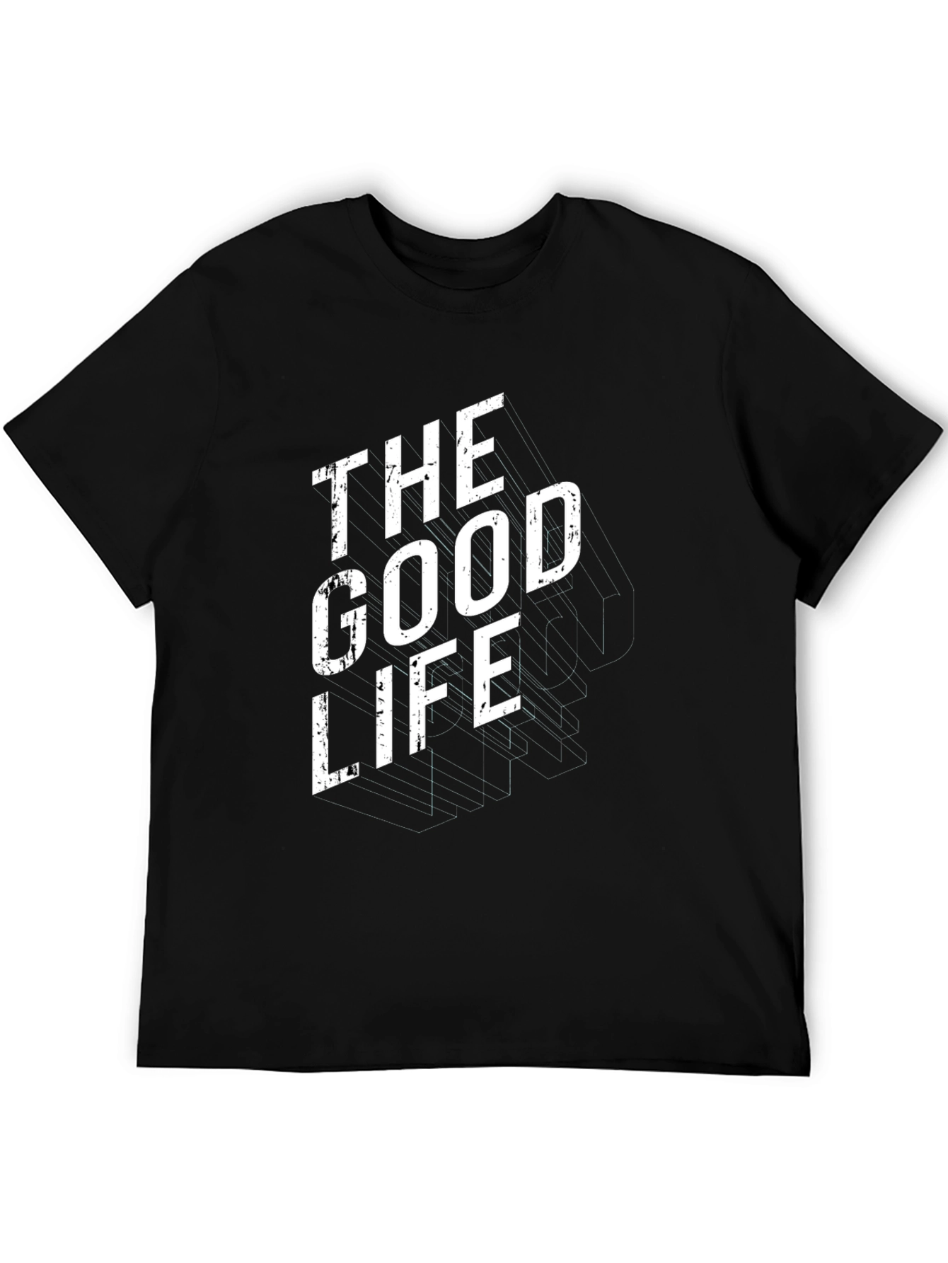 The Good Life Graphic Tee - Modern Black T-Shirt