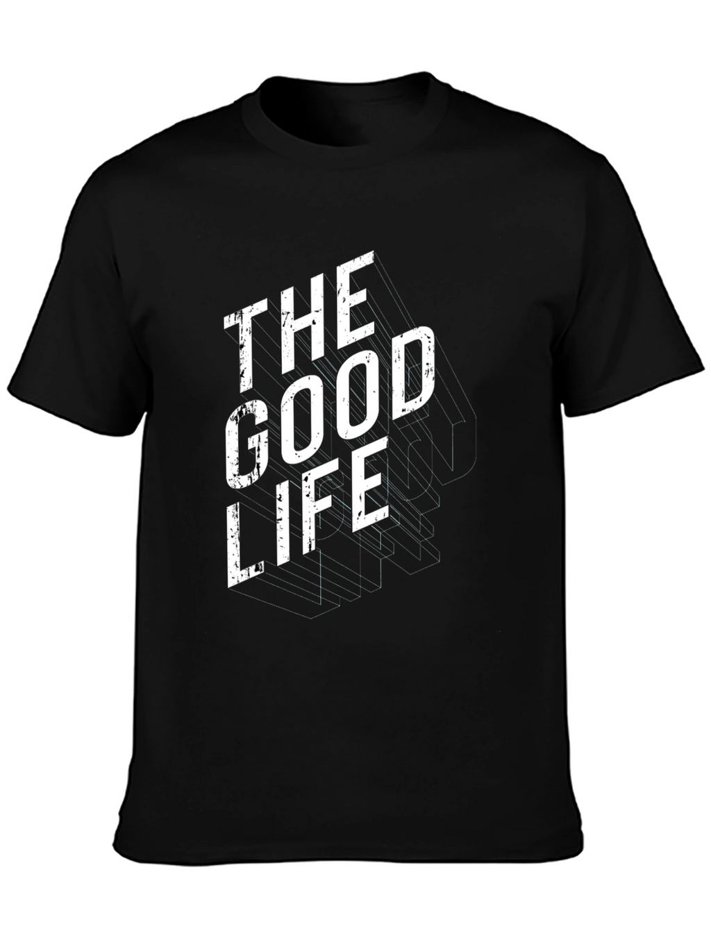 The Good Life Graphic Tee - Modern Black T-Shirt