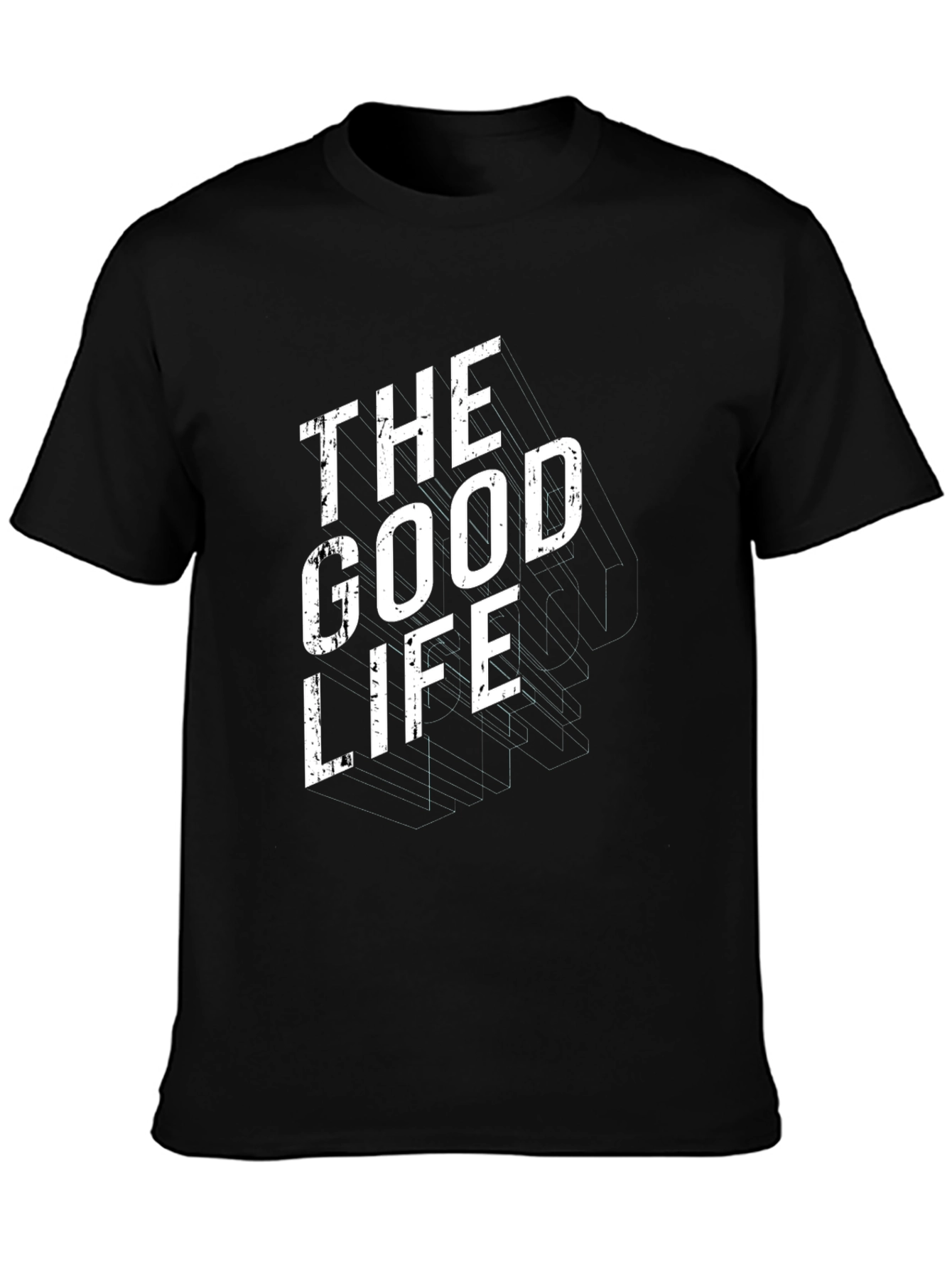 The Good Life Graphic Tee - Modern Black T-Shirt