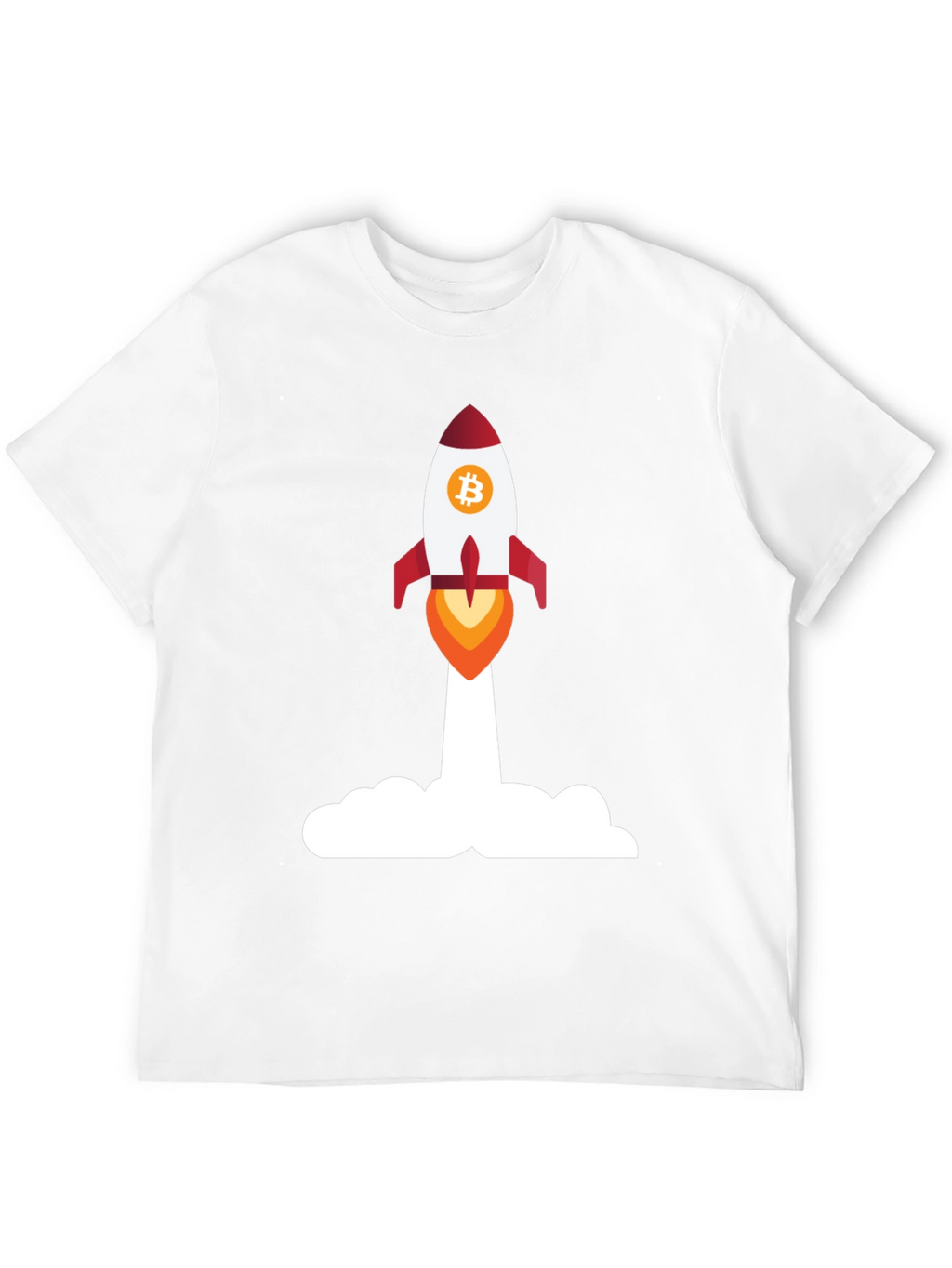 Bitcoin Rocket Launch T-Shirt - Crypto Apparel