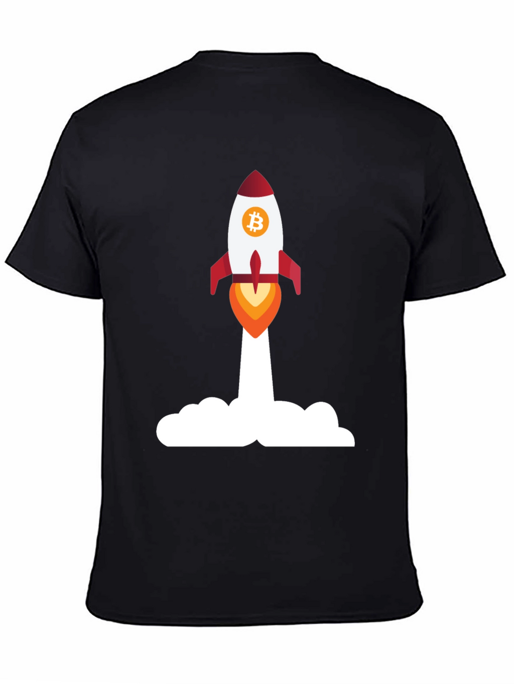 Bitcoin Rocket Launch T-Shirt - Crypto Apparel