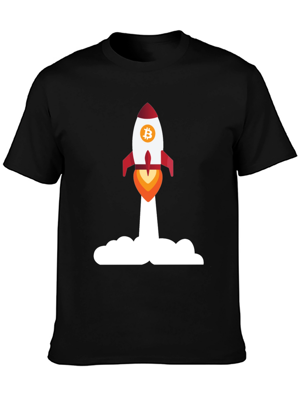 Bitcoin Rocket Launch T-Shirt - Crypto Apparel