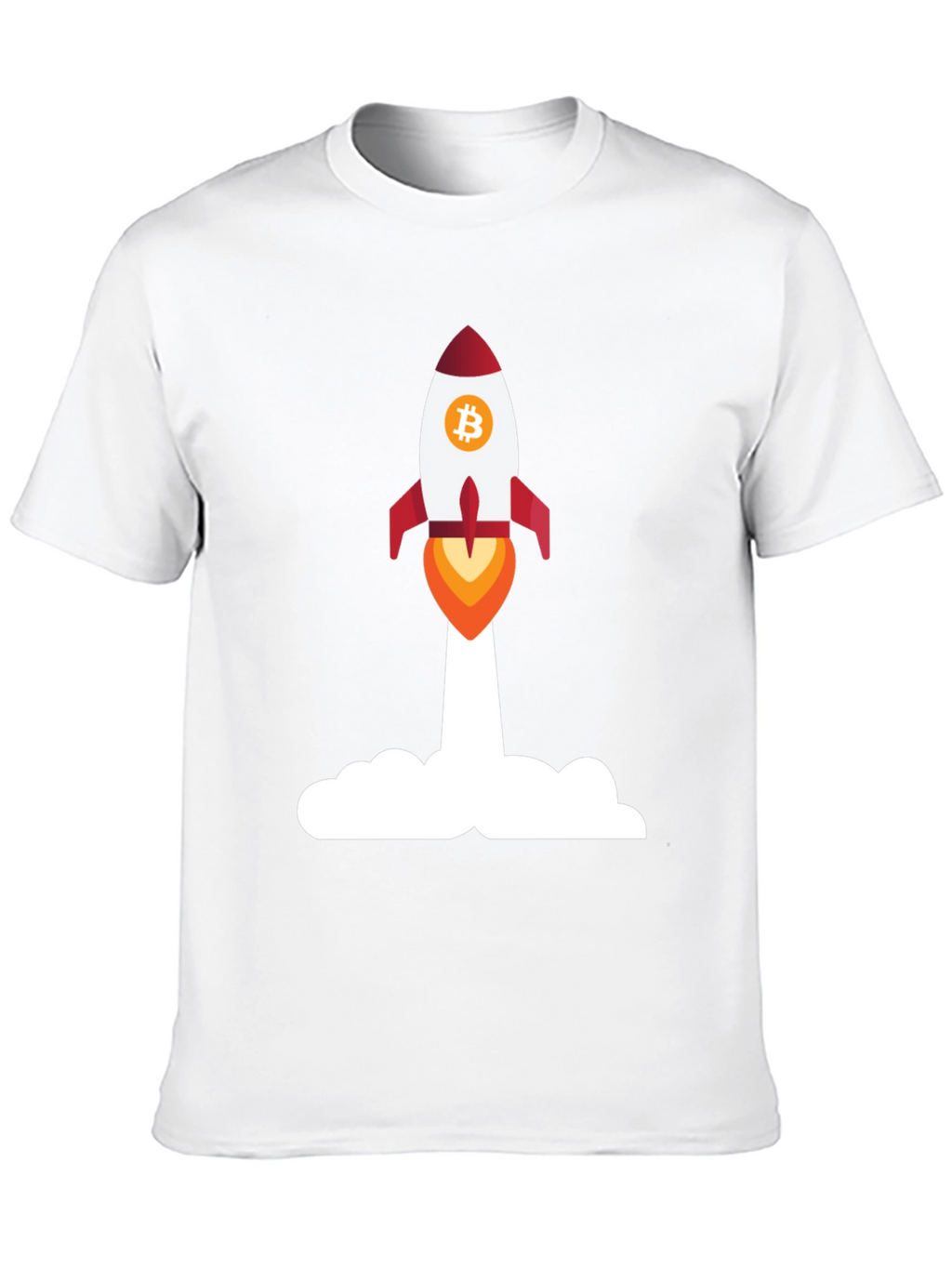 Bitcoin Rocket Launch T-Shirt - Crypto Apparel