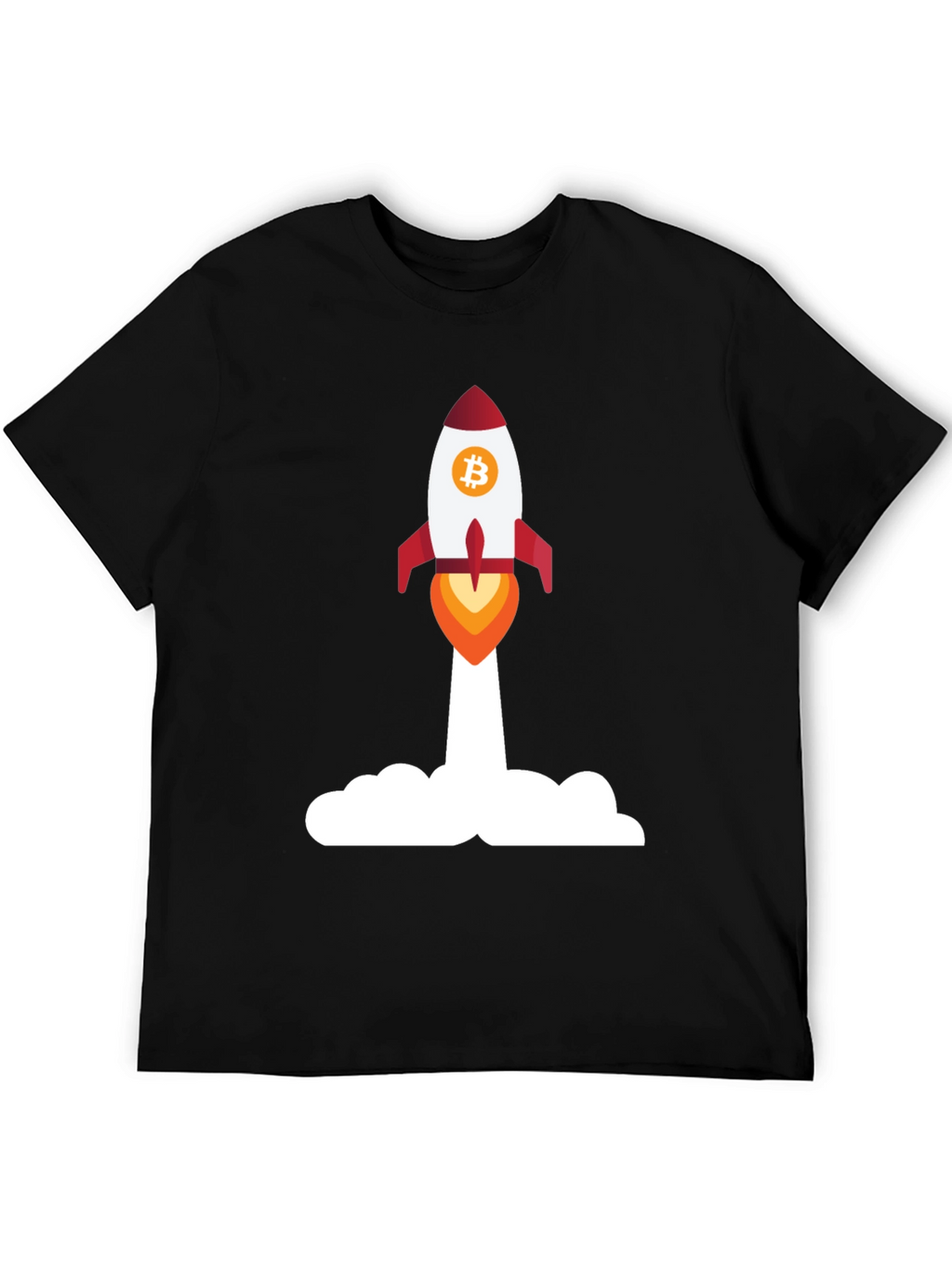 Bitcoin Rocket Launch T-Shirt - Crypto Apparel