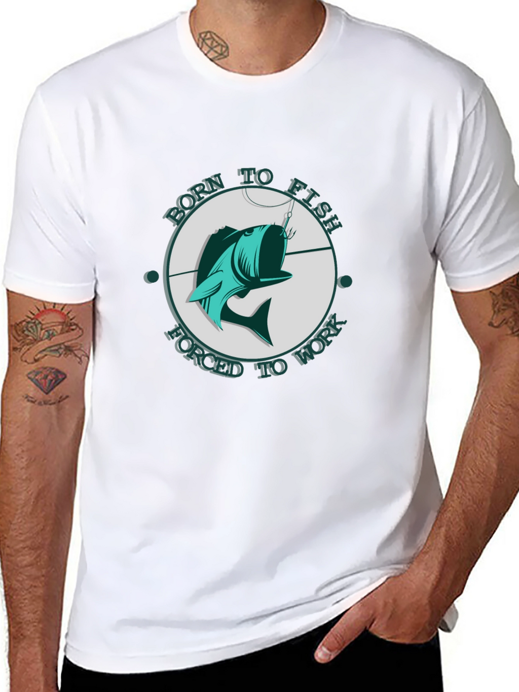 Born to Fish T-Shirt - Fishing Graphic Tee