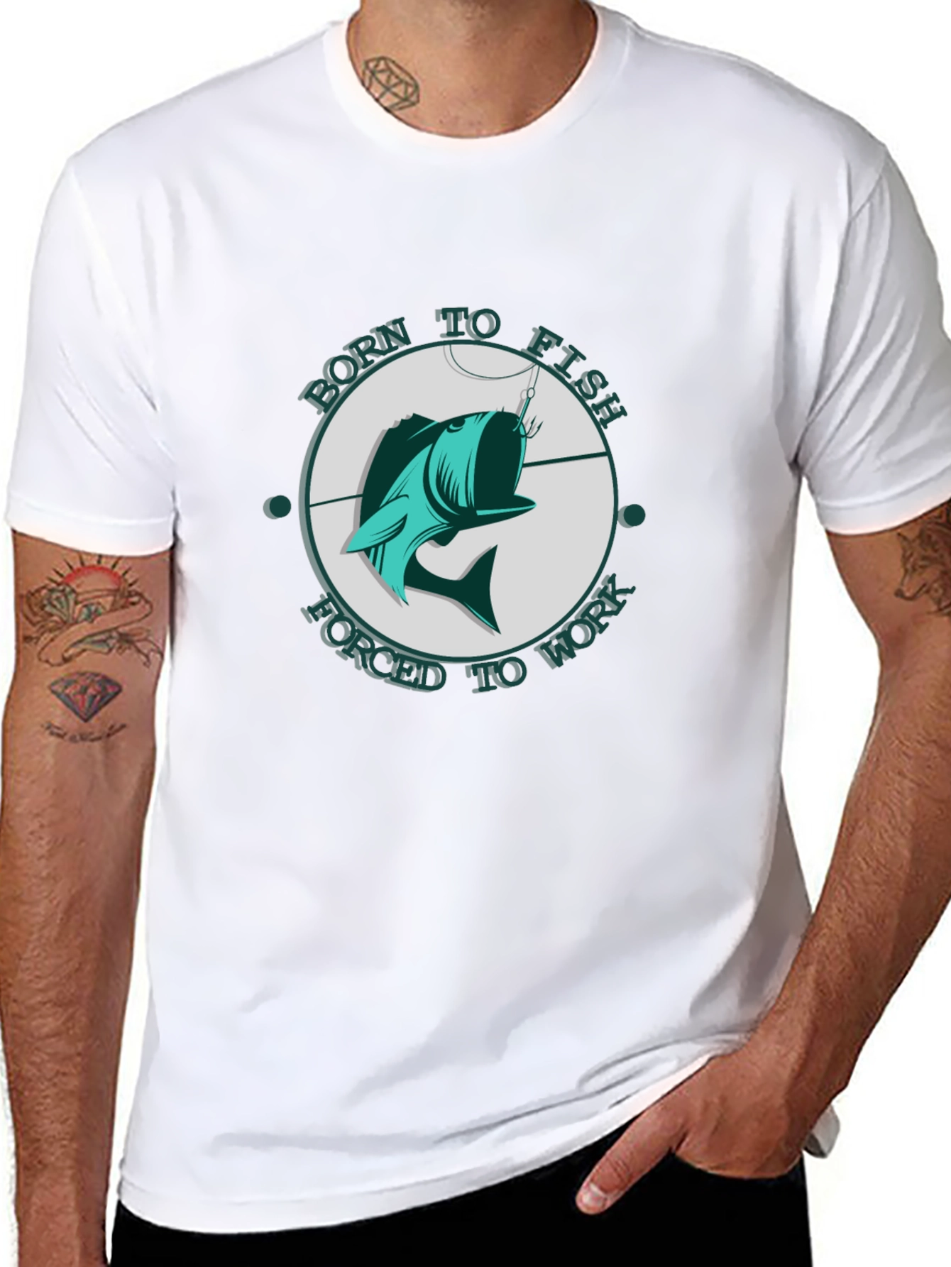 Born to Fish T-Shirt - Fishing Graphic Tee