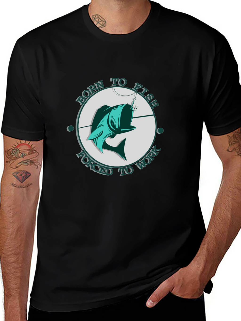 Born to Fish T-Shirt - Fishing Graphic Tee