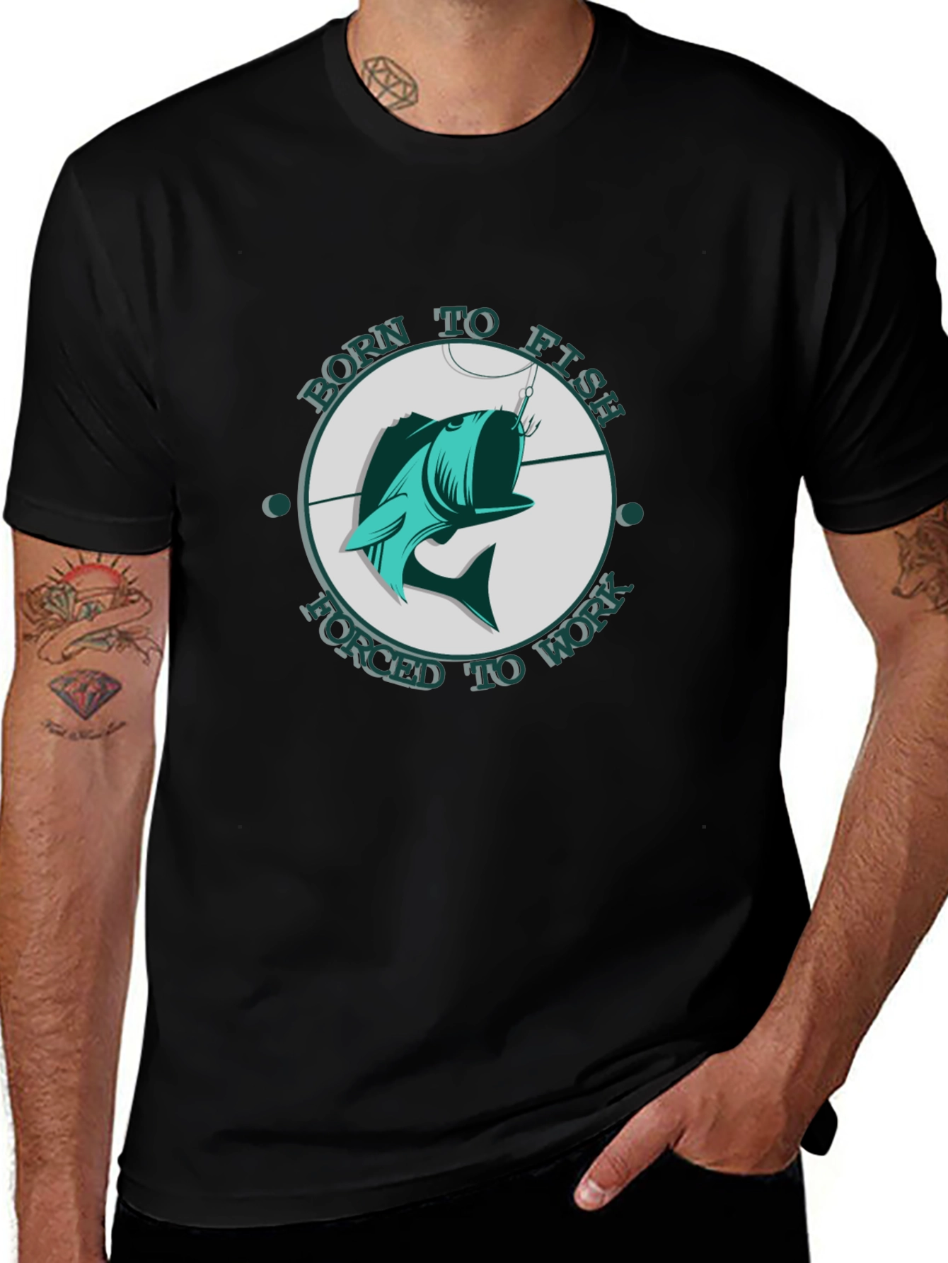 Born to Fish T-Shirt - Fishing Graphic Tee