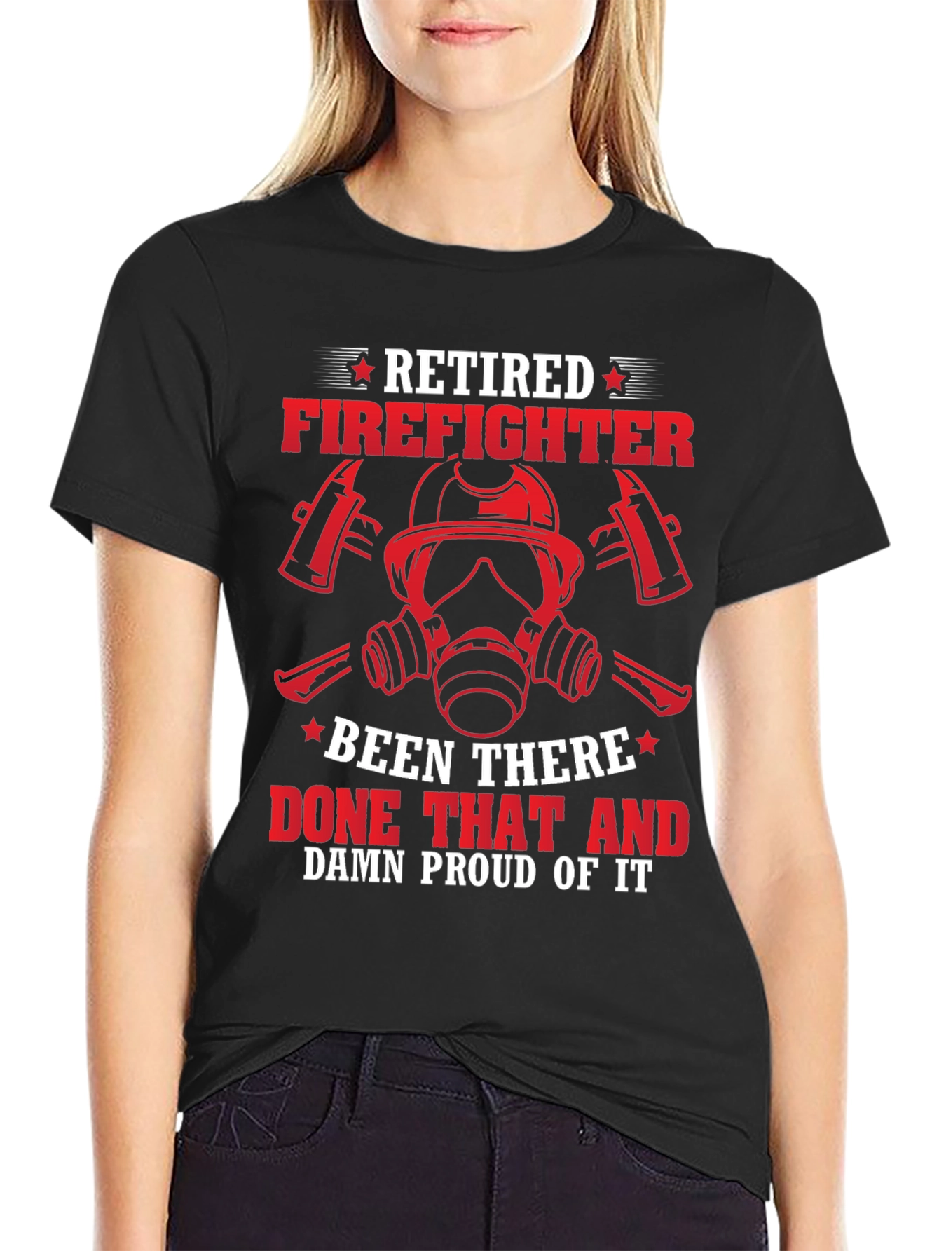 Retired Firefighter Graphic Tee