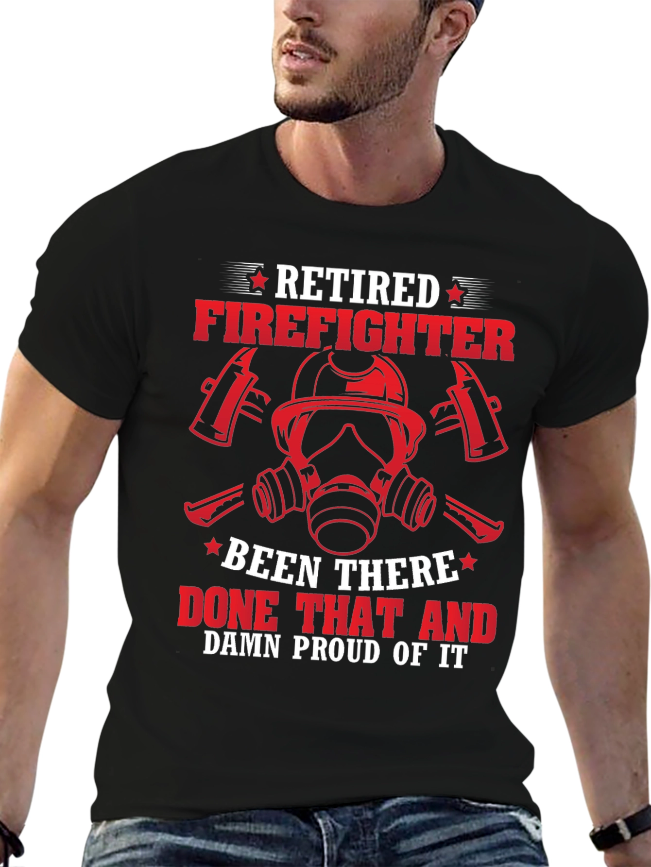 Retired Firefighter Graphic Tee