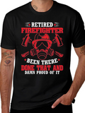 Retired Firefighter Graphic Tee