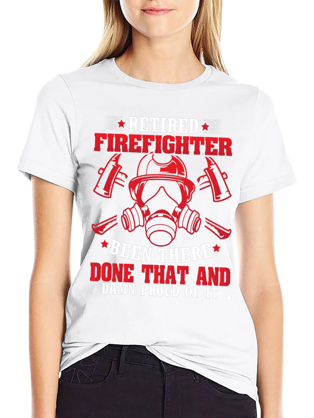 Retired Firefighter Graphic Tee