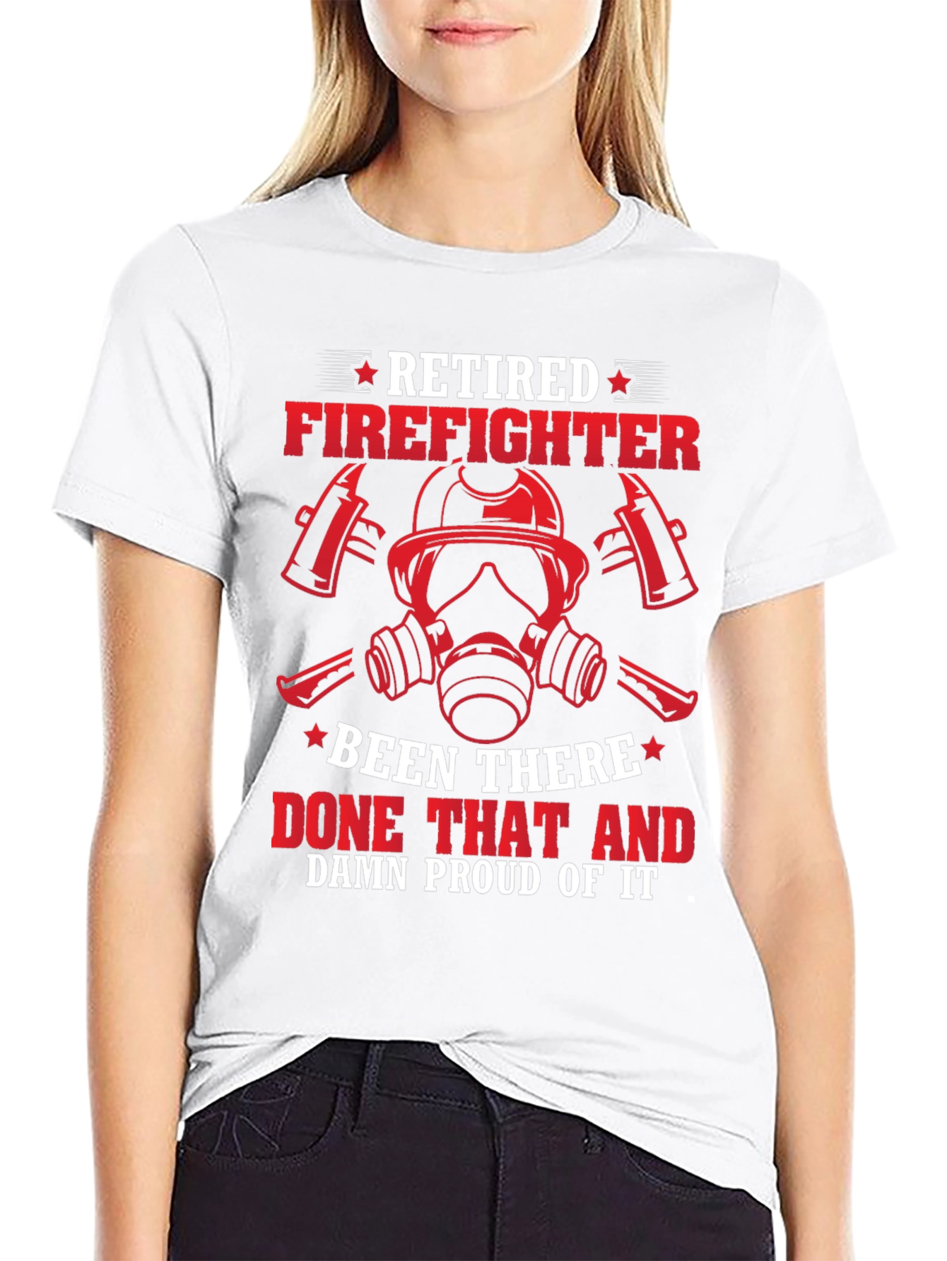 Retired Firefighter Graphic Tee