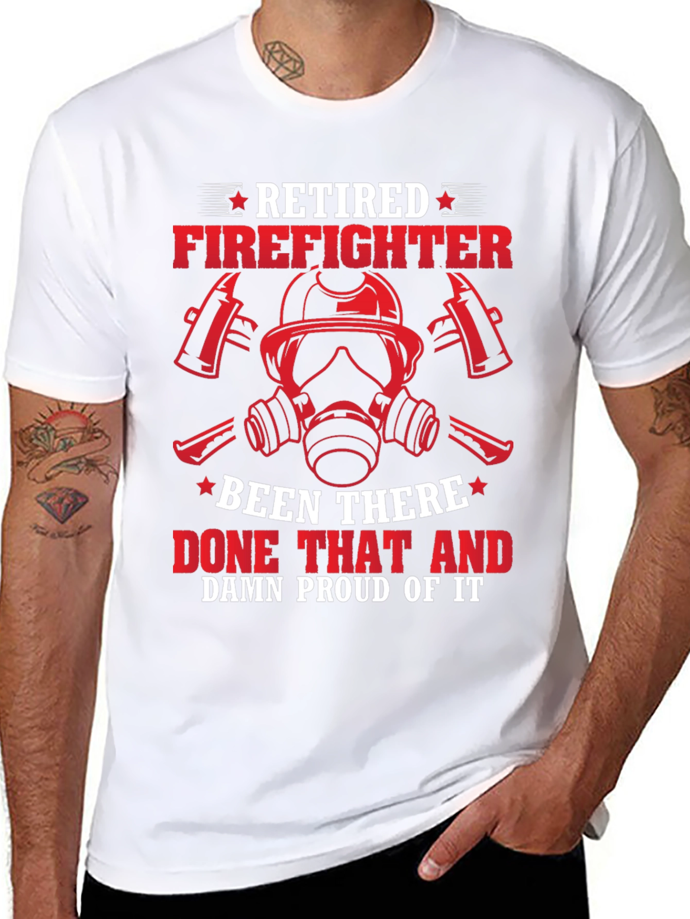 Retired Firefighter Graphic Tee