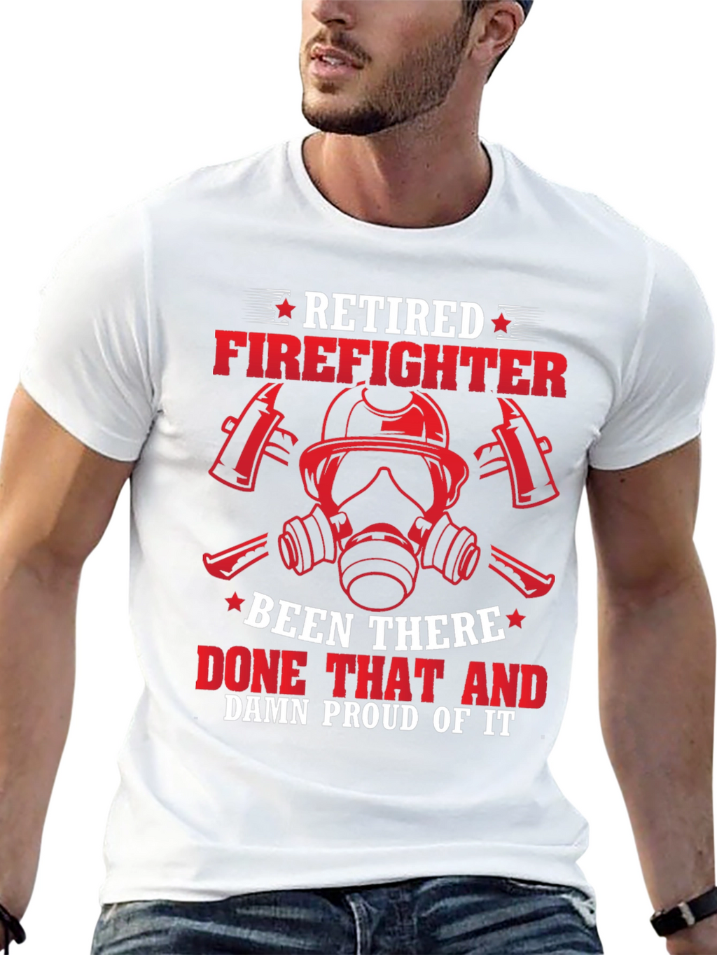 Retired Firefighter Graphic Tee