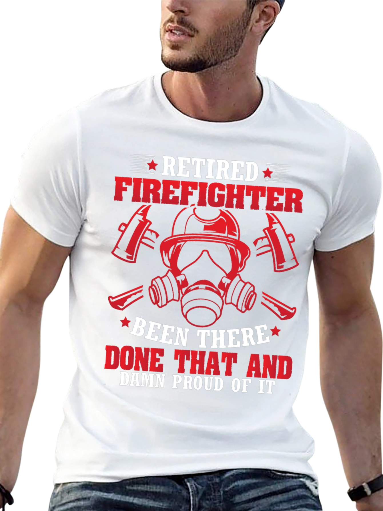 Retired Firefighter Graphic Tee