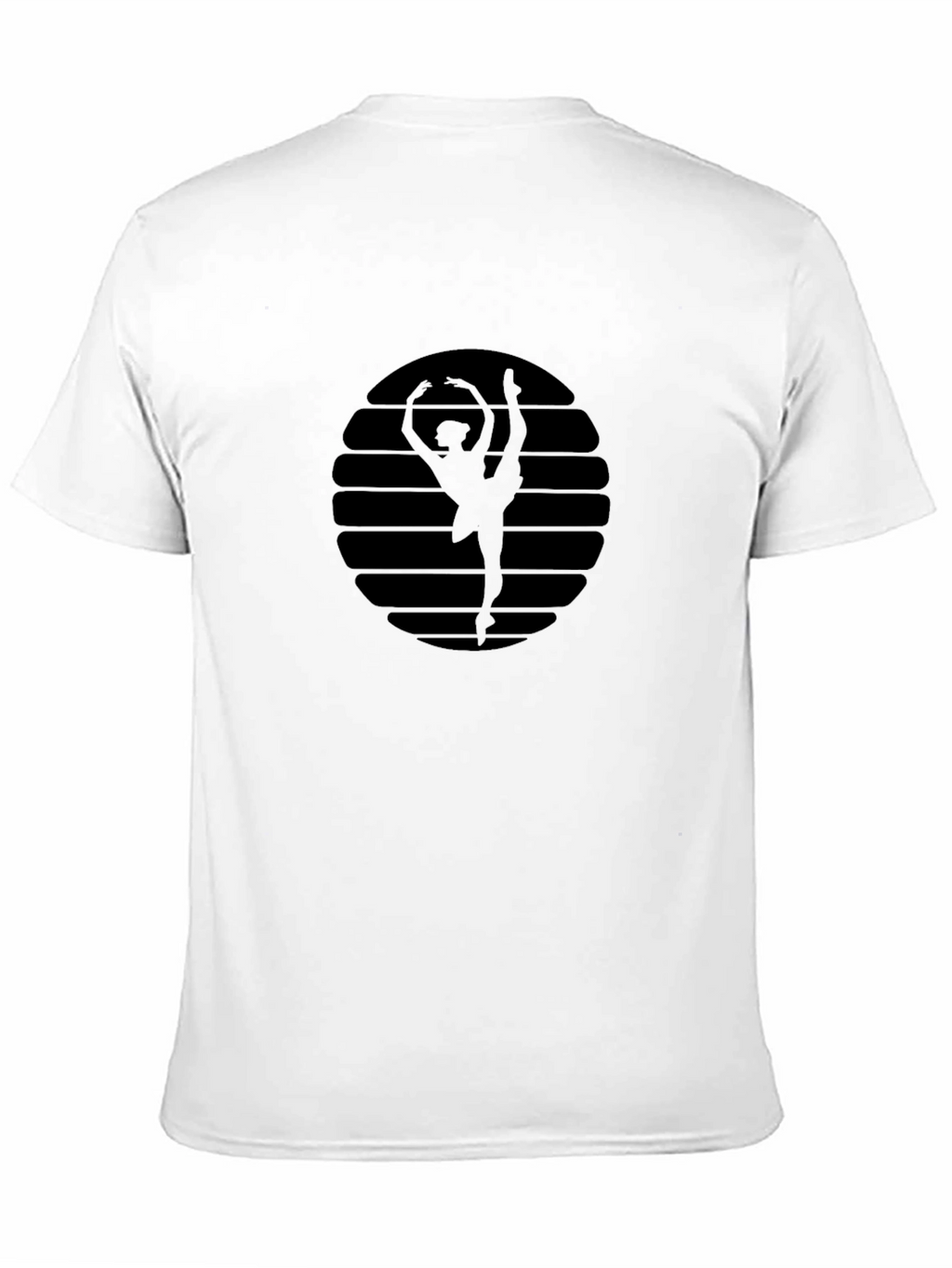 Ballet Dancer Silhouette Graphic T-Shirt