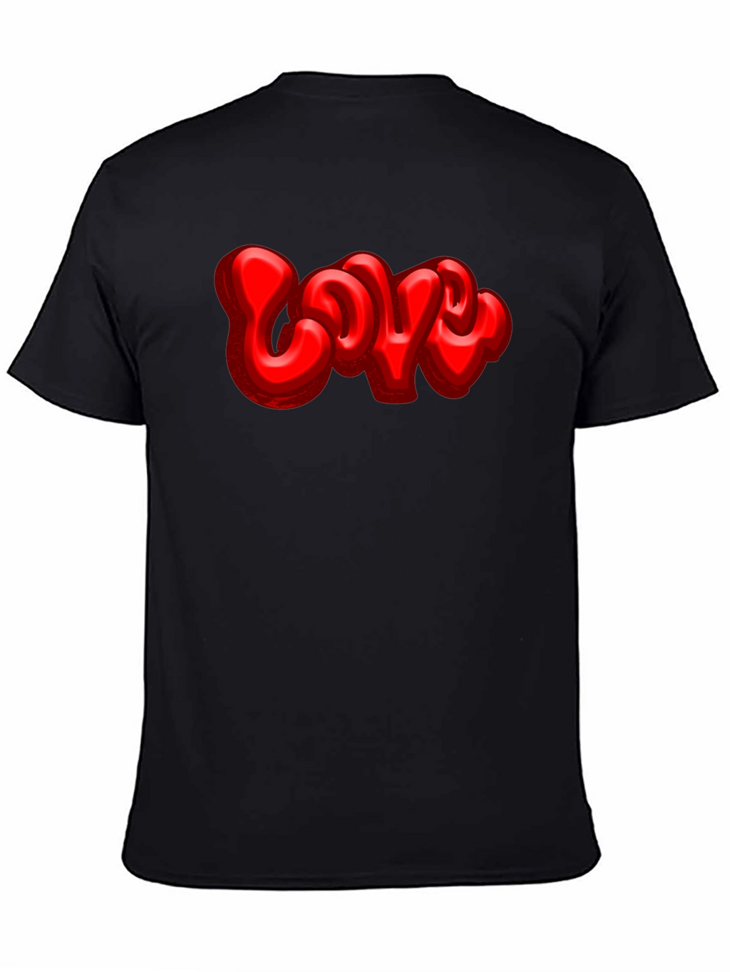 Bold LOVE Graphic Black T-Shirt
