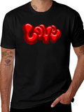 Bold LOVE Graphic Black T-Shirt