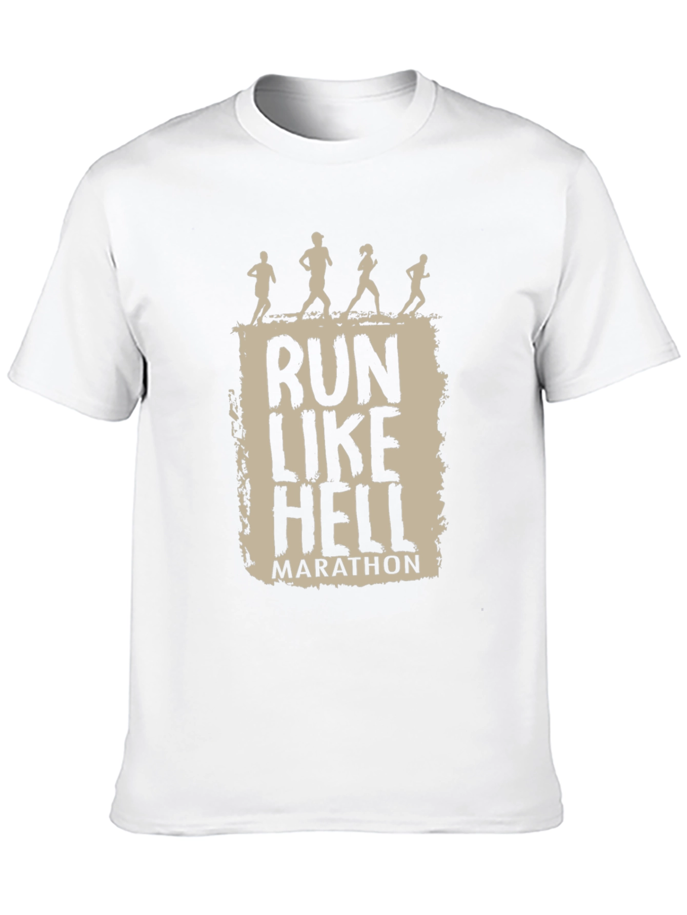 Run Like Hell Marathon T-Shirt - Black